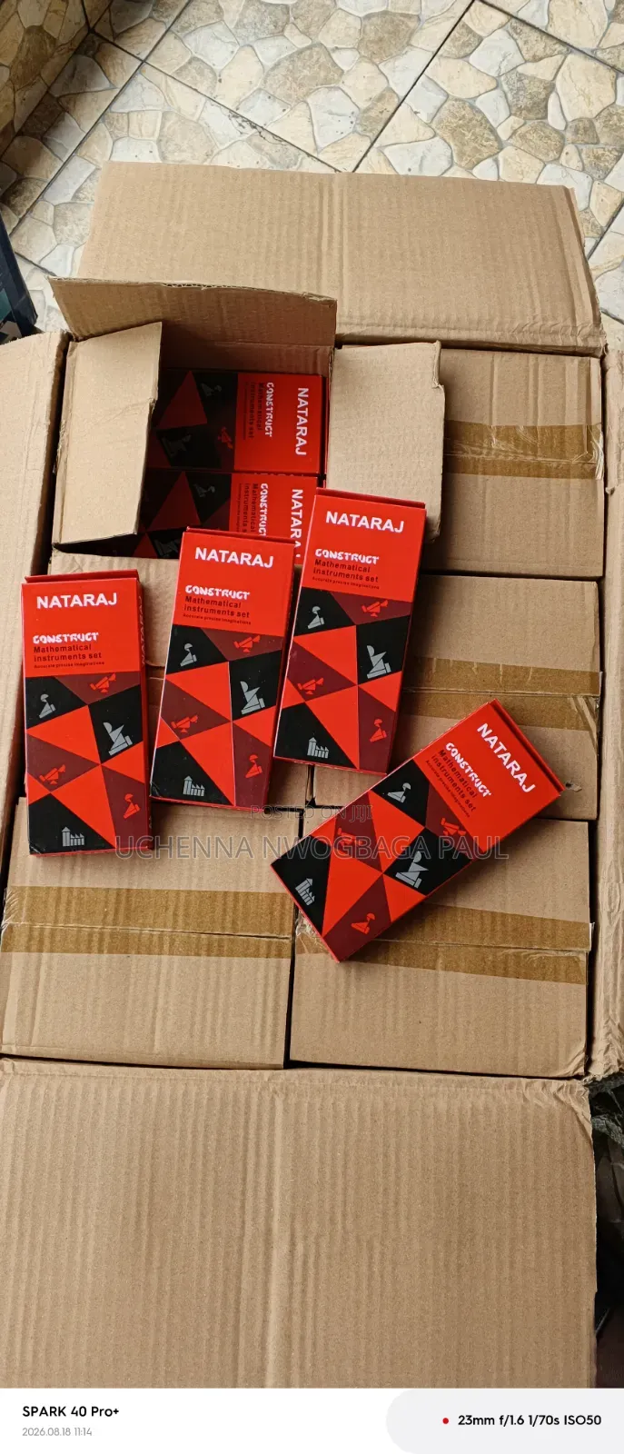 Nataraj Mathset 144pcs