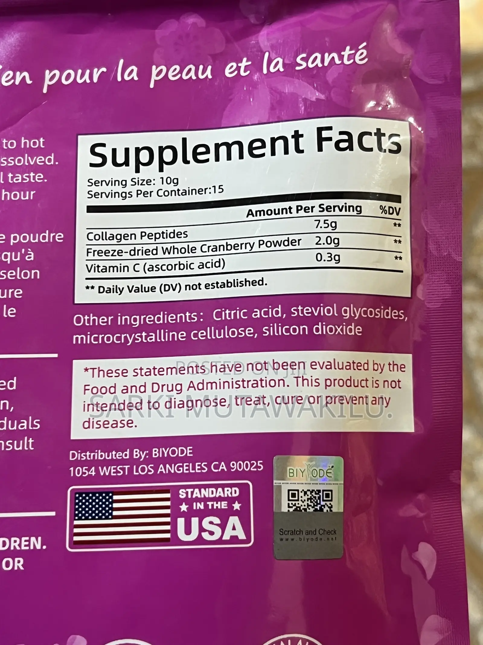 Collagen Cranberry