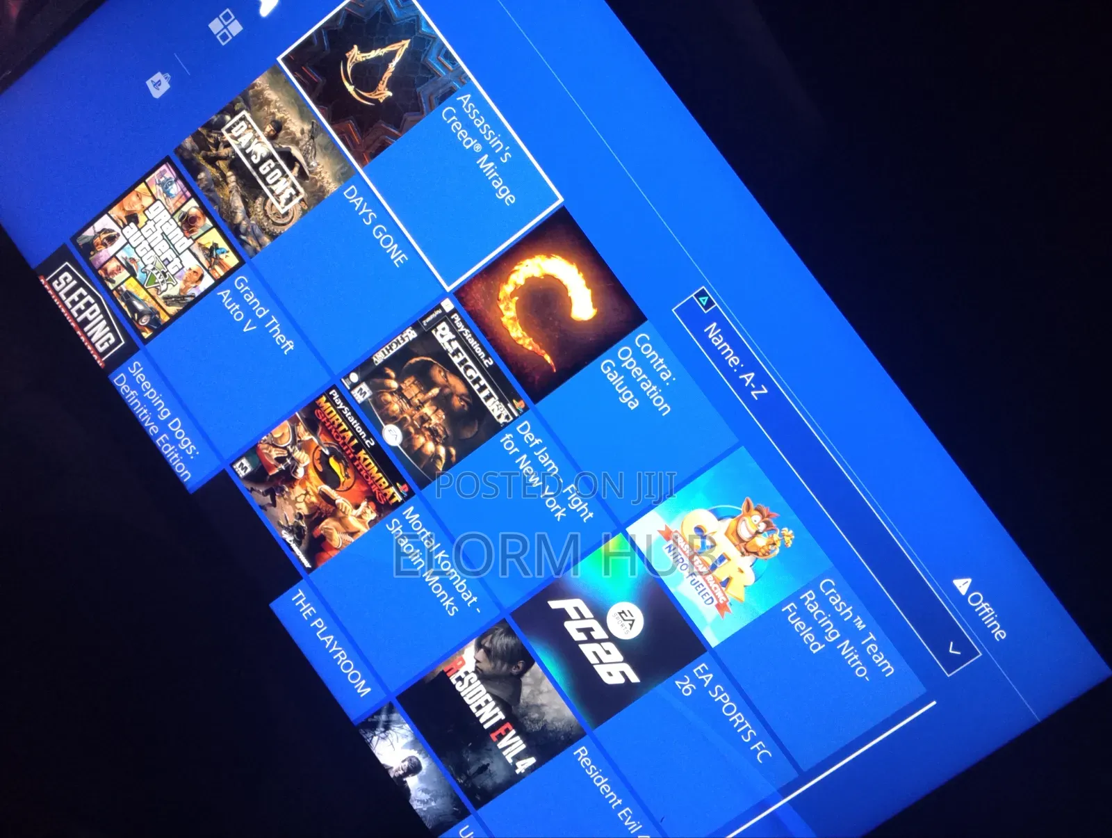 PS4 Slim Jailbreak With 12 Gmes and 2 Controllers