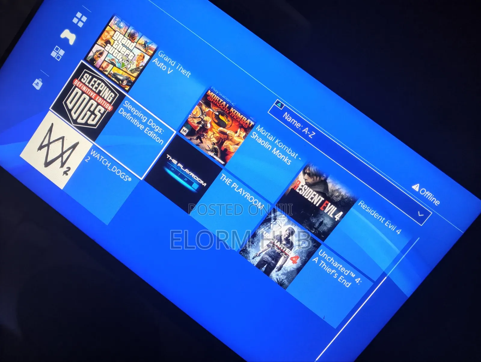 PS4 Slim Jailbreak With 12 Gmes and 2 Controllers
