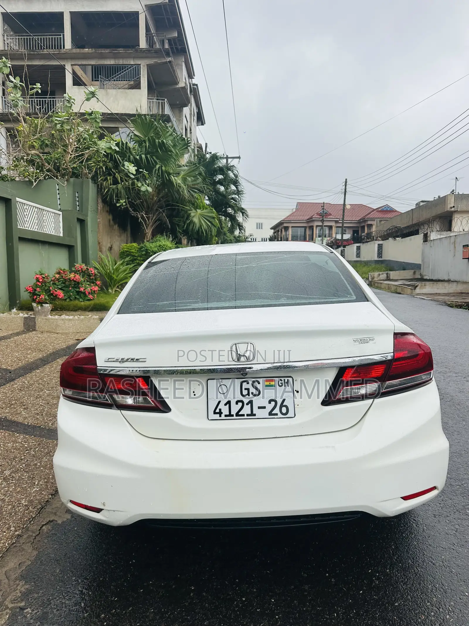 Honda Civic EX-L 4dr Sedan (1.8L 4cyl CVT) 2015 White