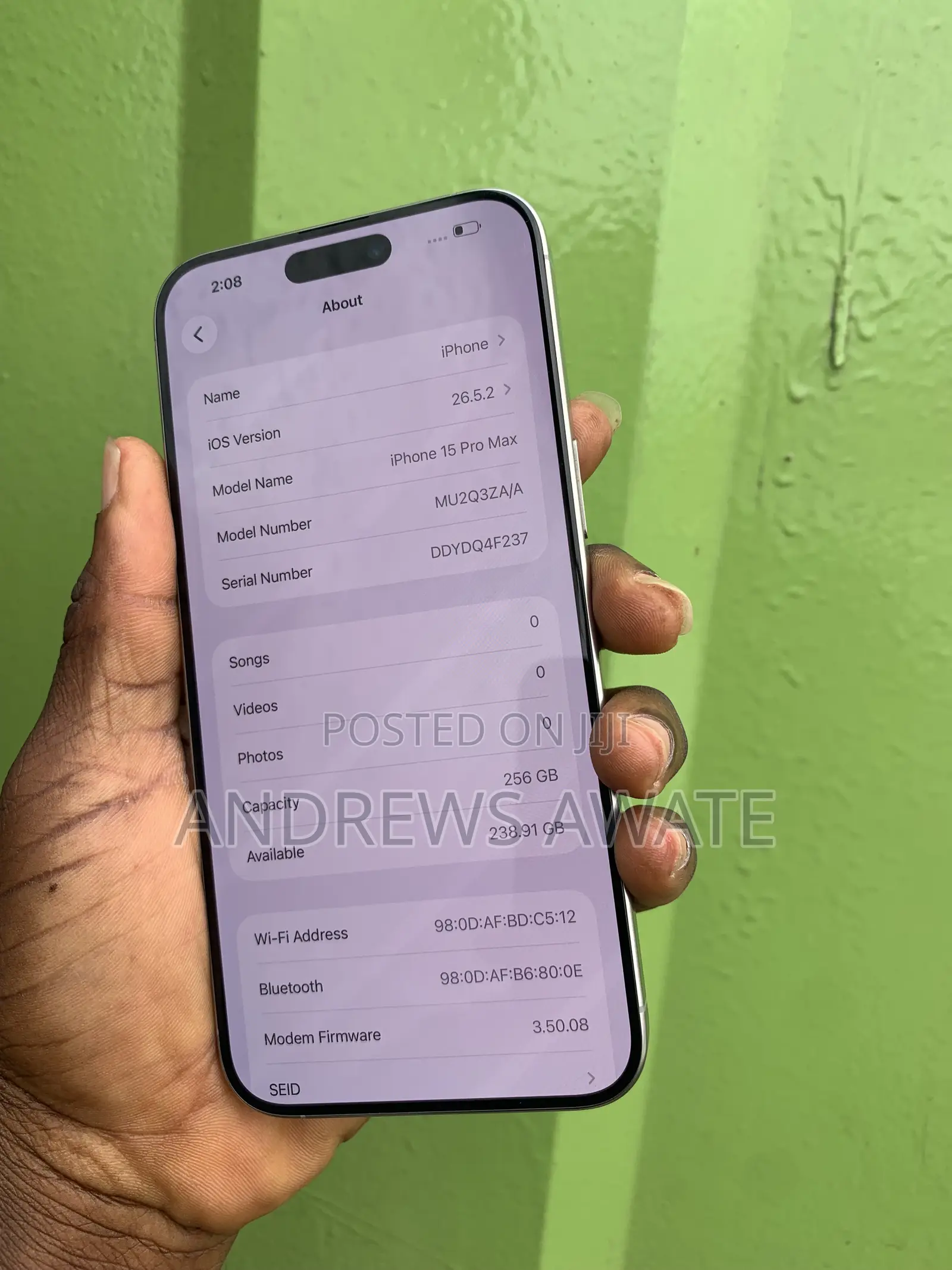 Apple iPhone 15 Pro Max 256 GB Gray