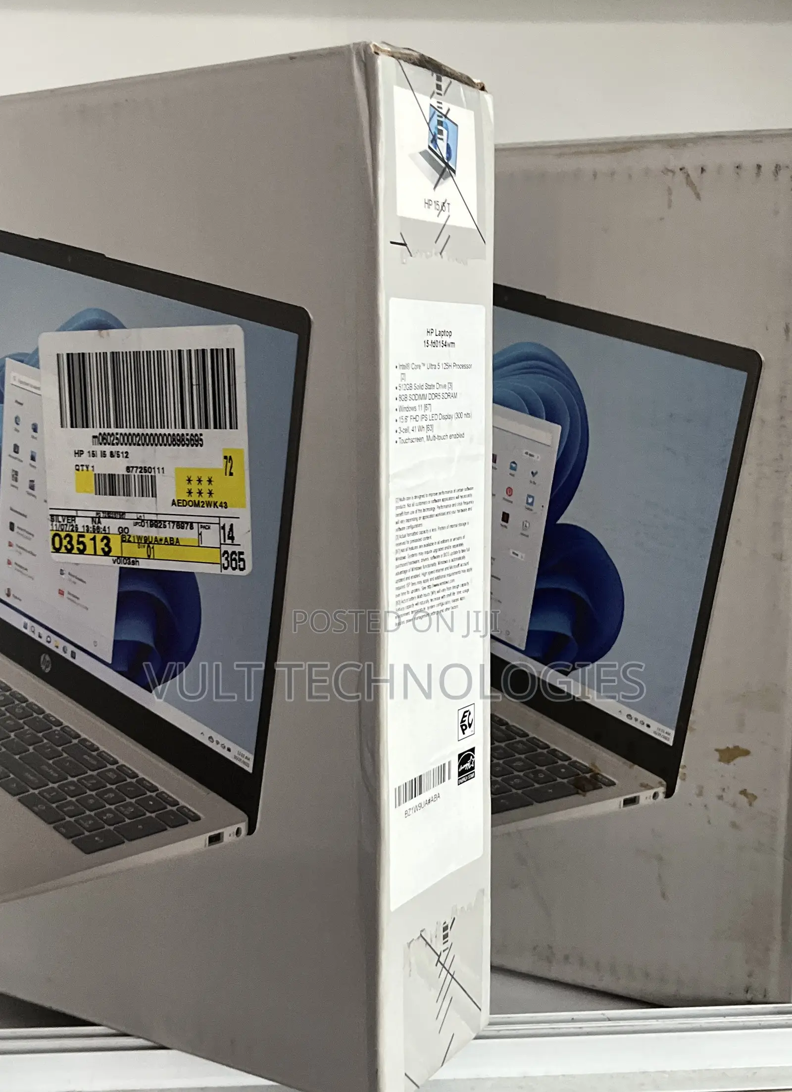 New Laptop HP 15 8GB Intel Core i5 SSD 256GB