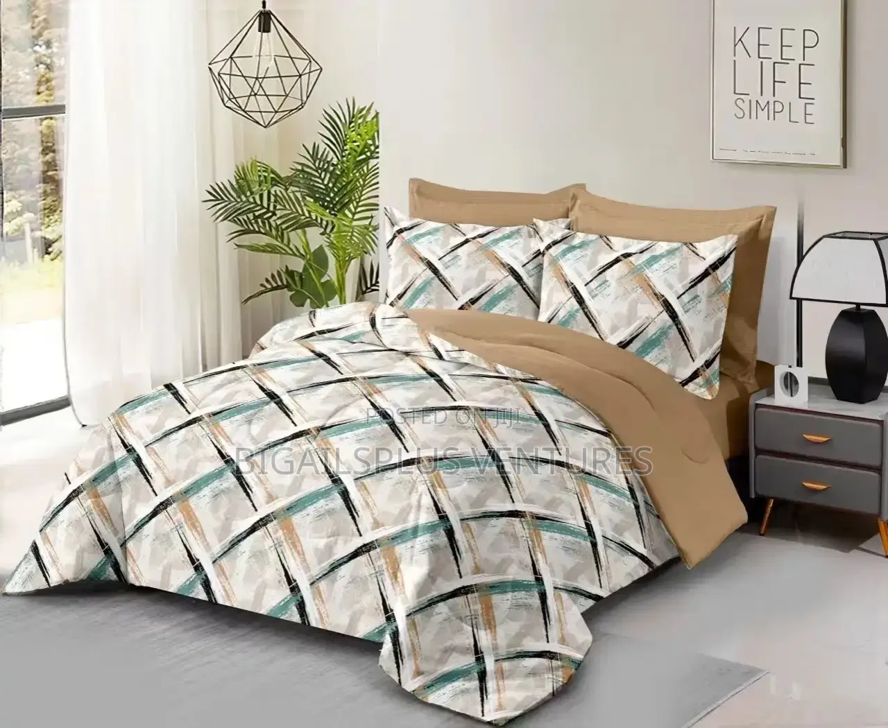 Plain Designed Bedsheets