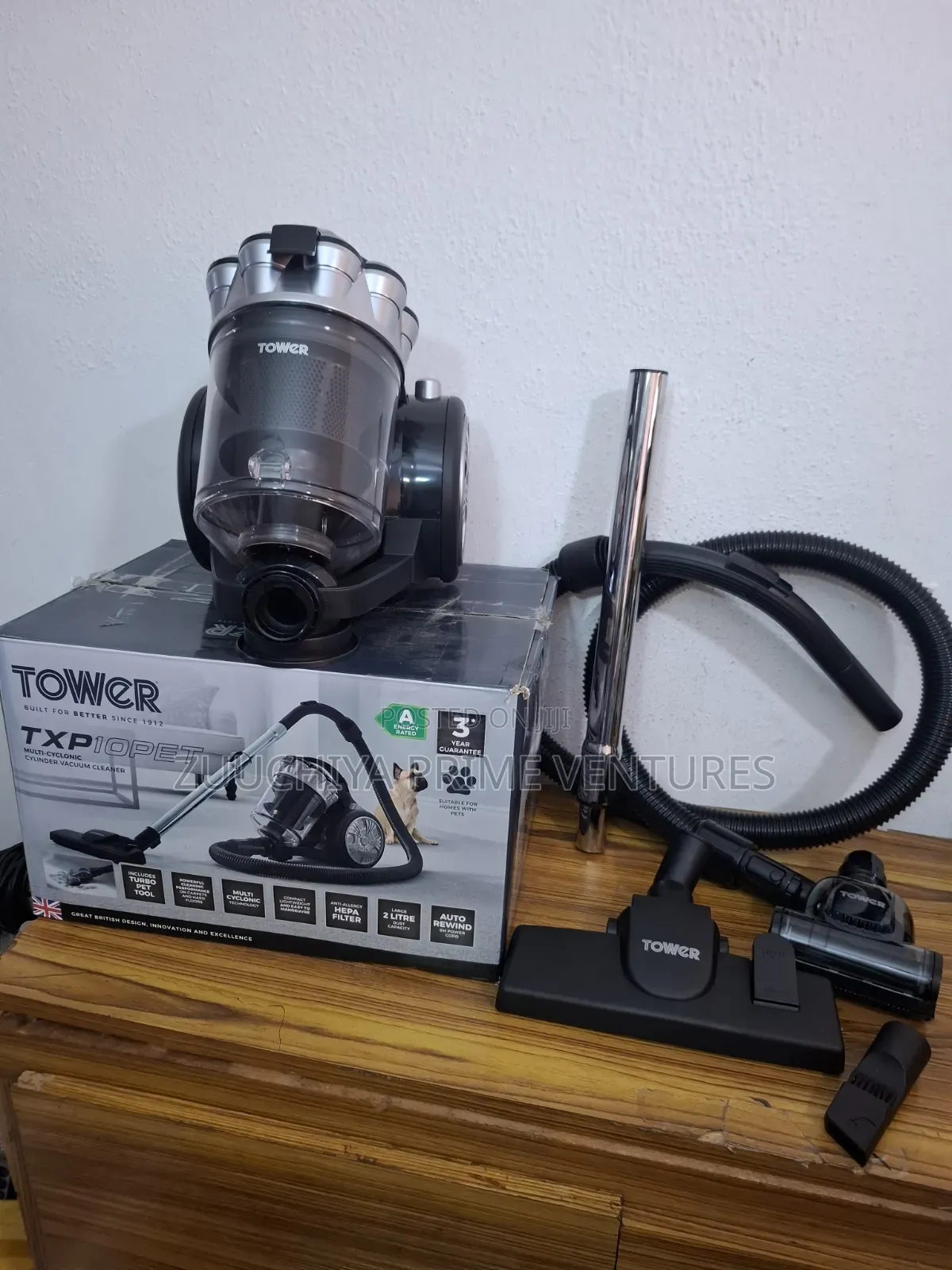 Tower Rxp10pet Multi Cyclonic Cylinder Vacuum Cleaner From Uk