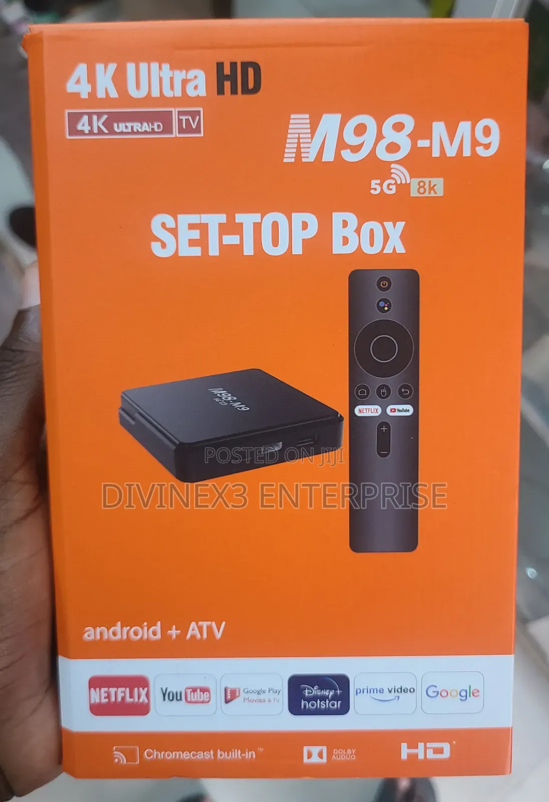 Ultra Hd Android TV Set-Top Box 8gb +128gb