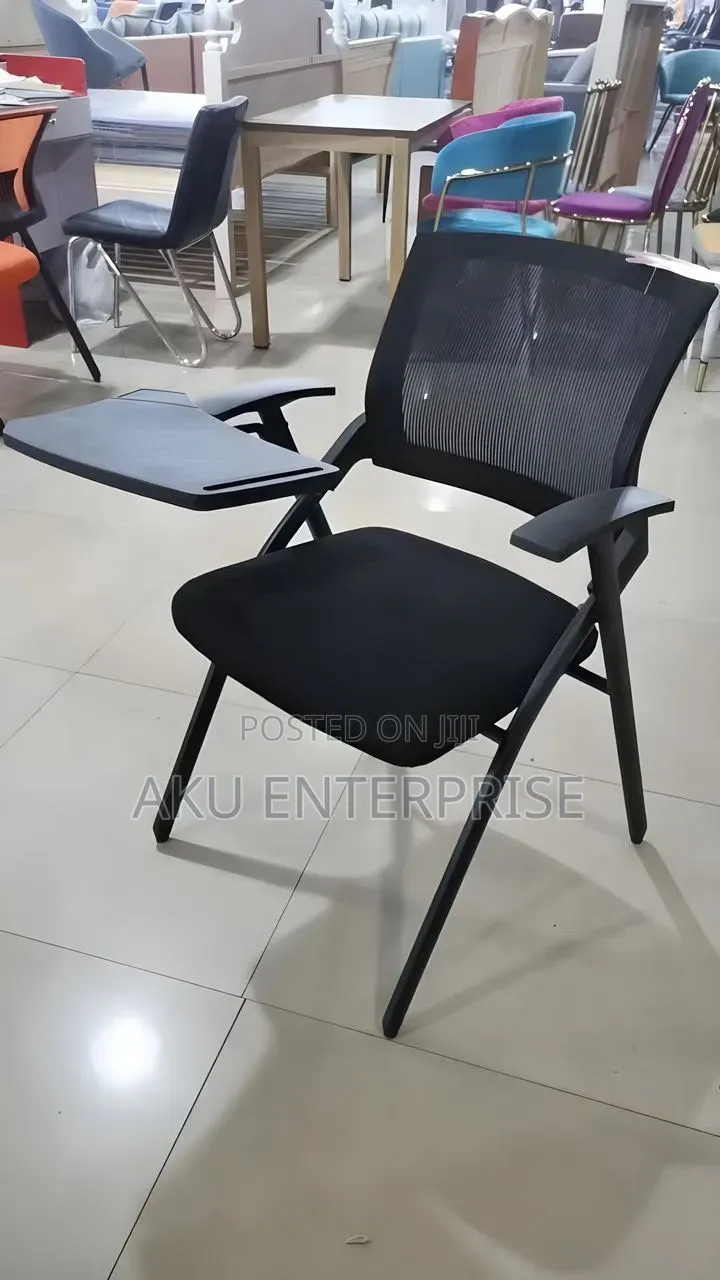 Folding Training Chair With Writing Tablet