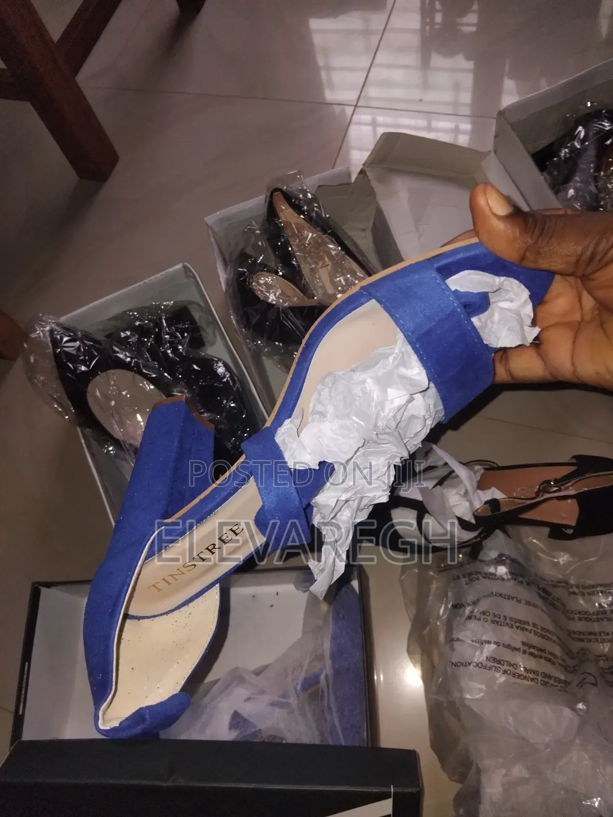 Royal Blue Suede Heels (TINSTREE) | Size 41/11