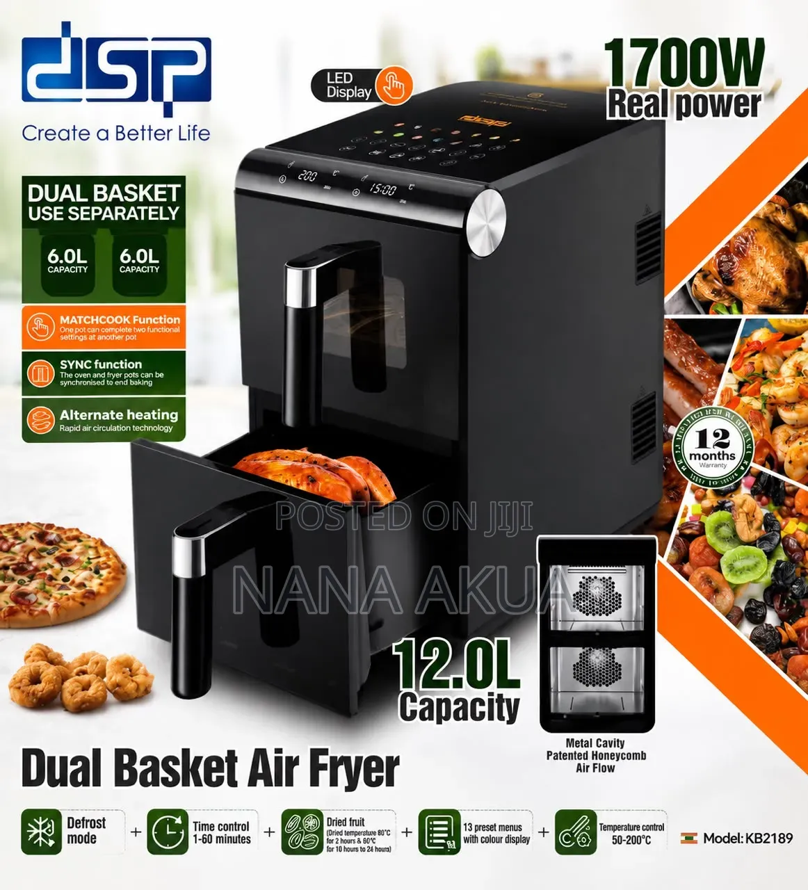 12 Liters Air Fryer