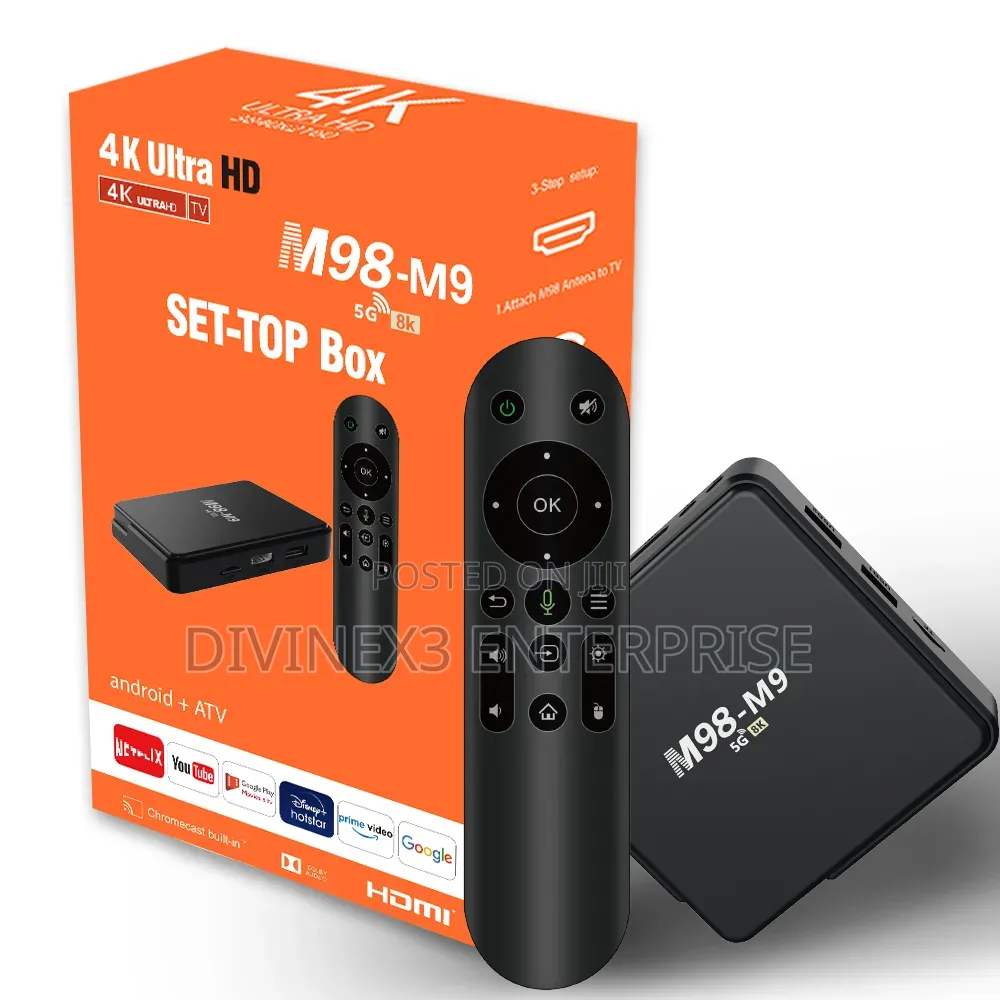 Ultra Hd Android TV Set-Top Box 8gb +128gb