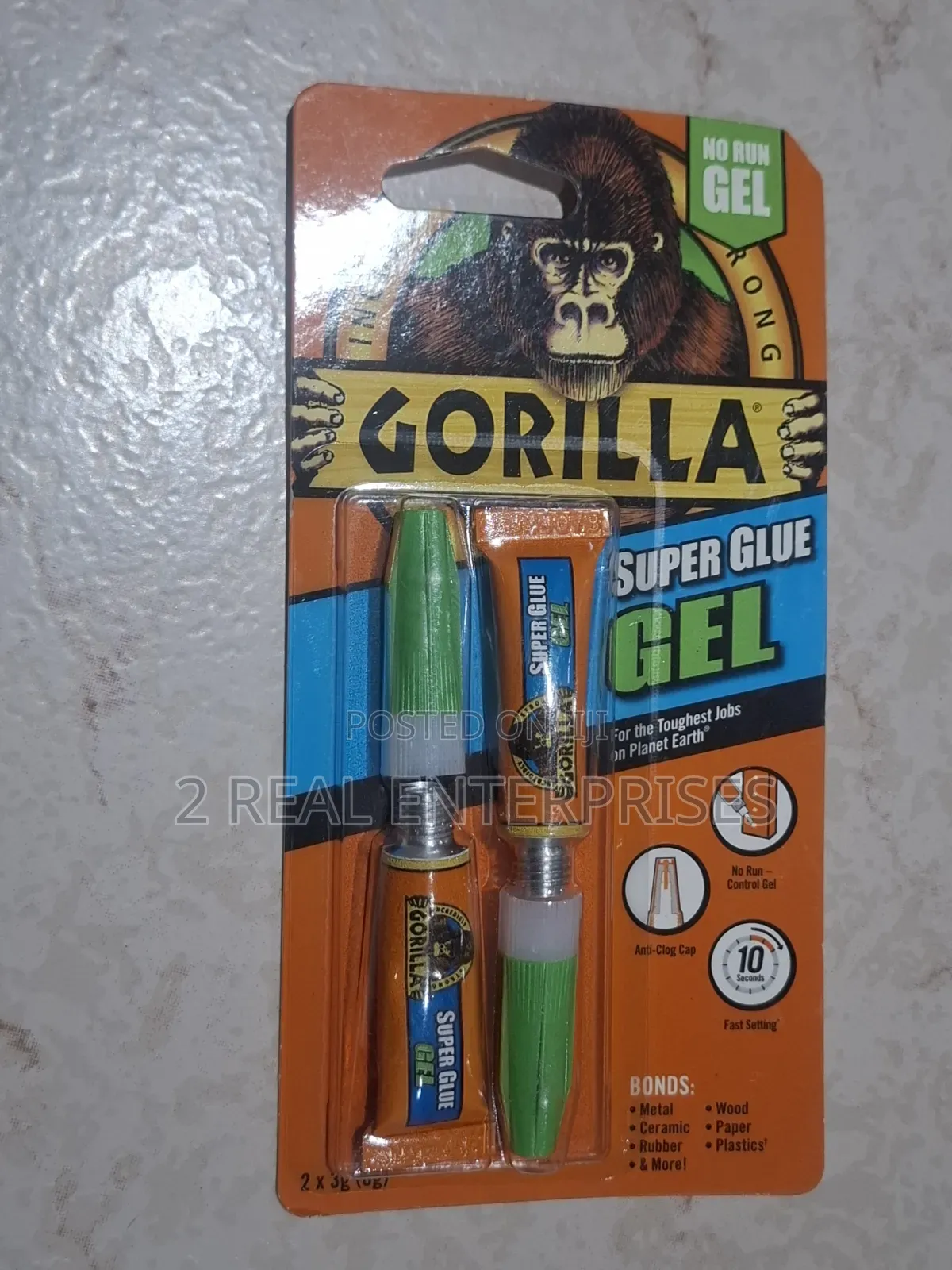 Gorilla Super Glue Gel (2 X 3g Tubes)