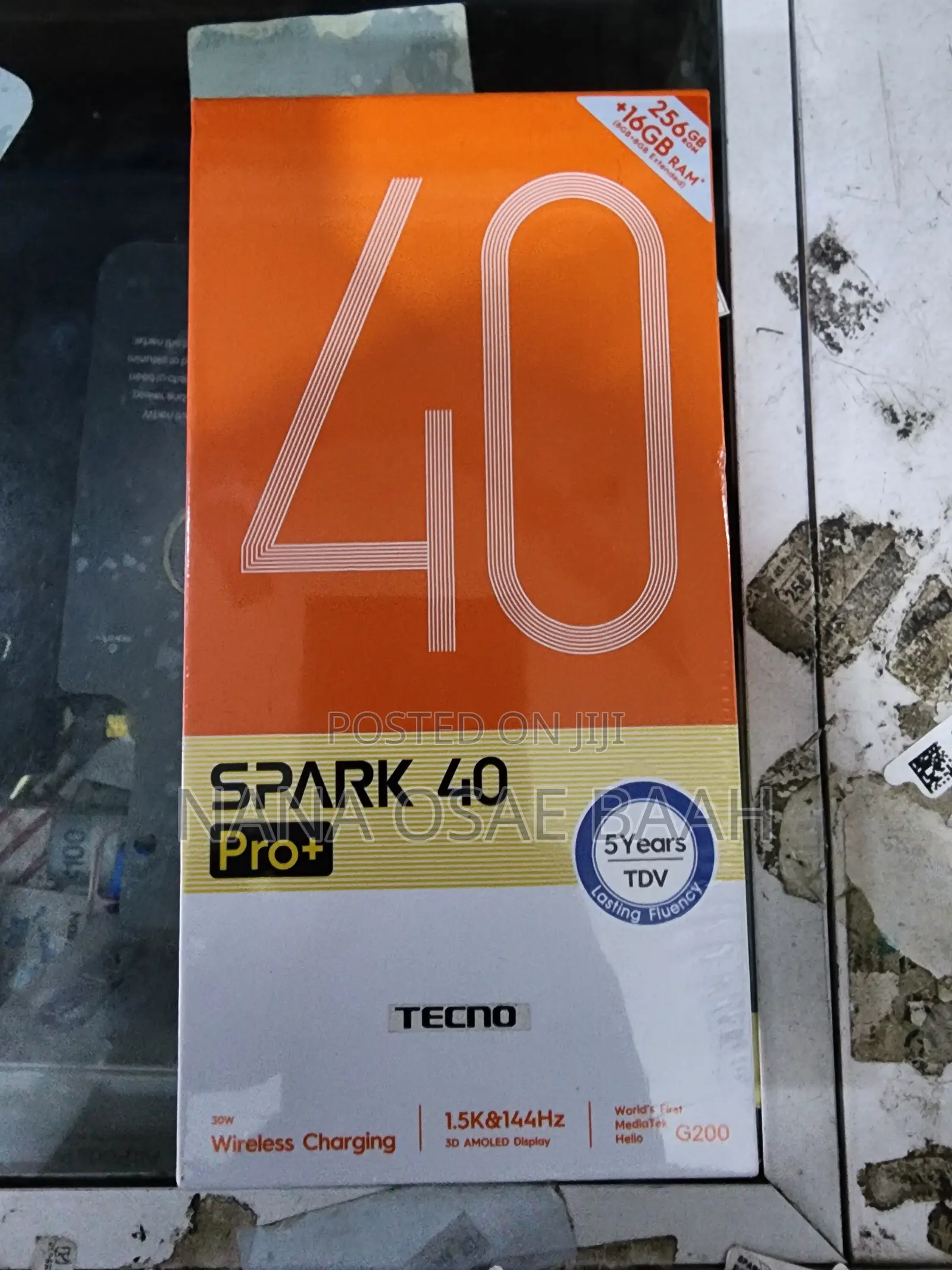 New Tecno Spark 40 Pro+ 256 GB Black