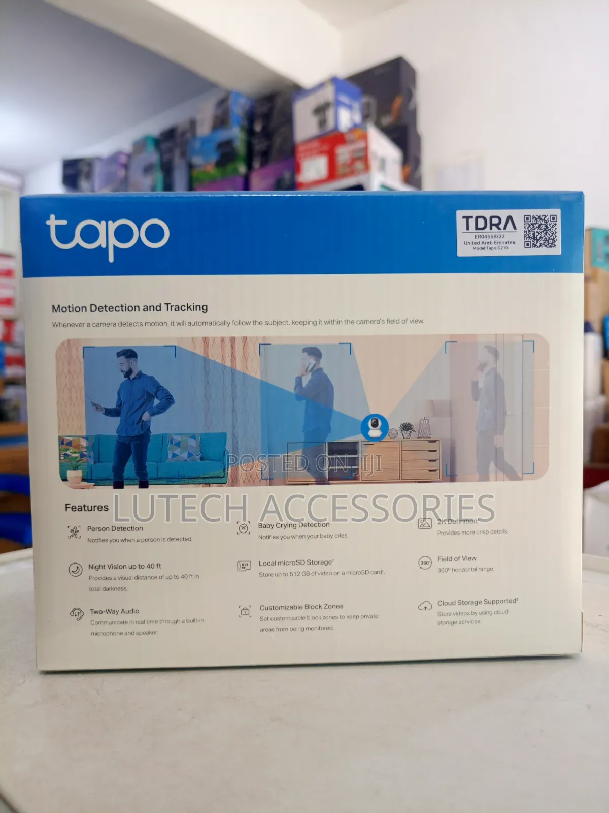 Tapo Pan/Tilt Home Security WiFi Camera