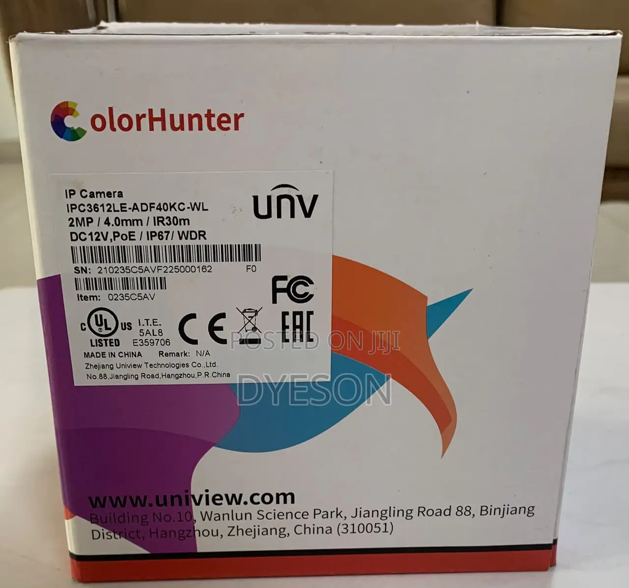 2mp Hd Colorhunter Ir Fixed Eyeball Network Camera