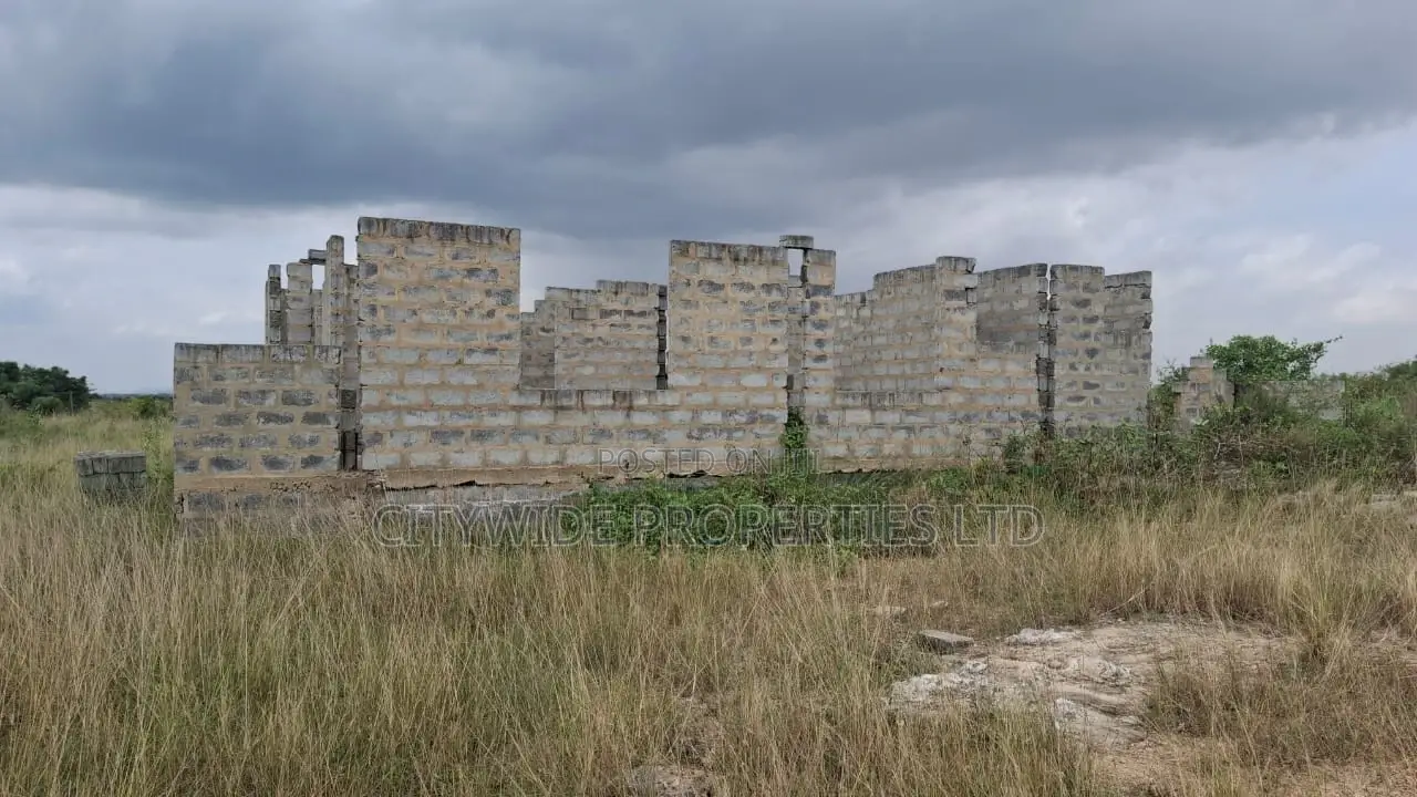 Half Plot With Uncompleted Building at Oyibi Appolonia City