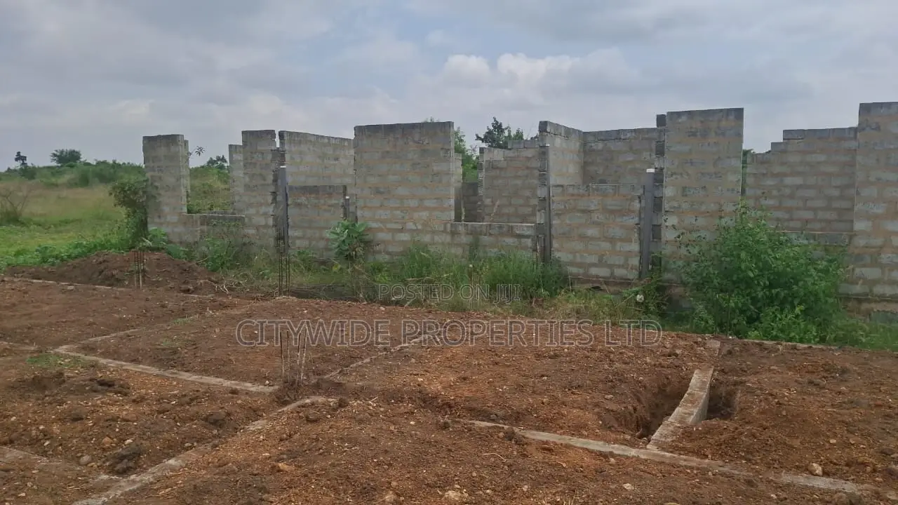 Half Plot With Uncompleted Building at Oyibi Appolonia City