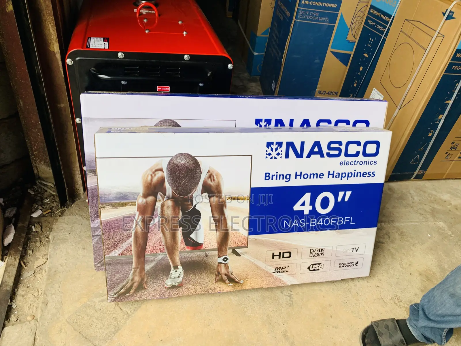 Zealous Nasco NAS -B40fbfl Digital Satellite LED TV - 40" - Black