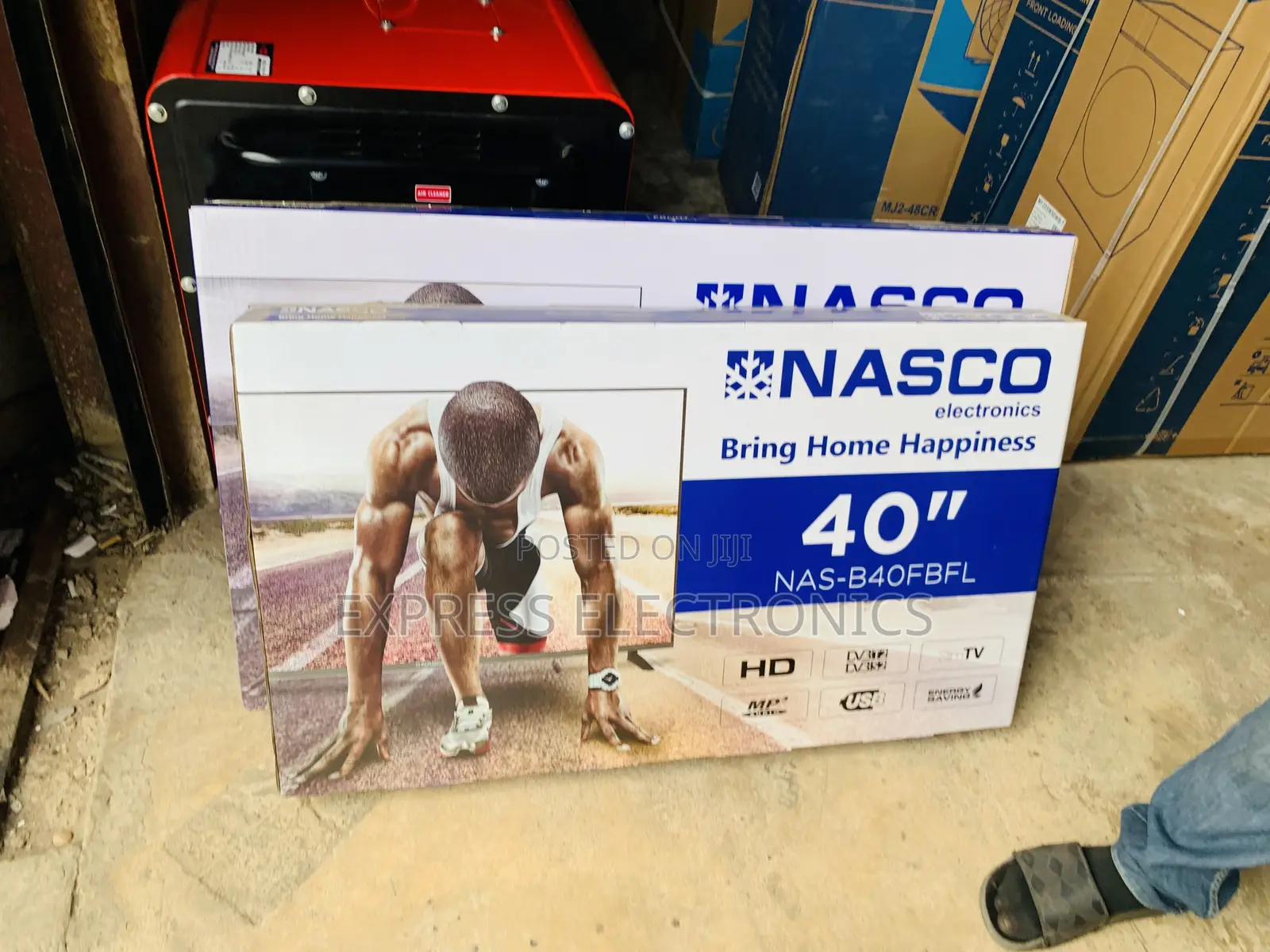 Zealous Nasco NAS -B40fbfl Digital Satellite LED TV - 40" - Black
