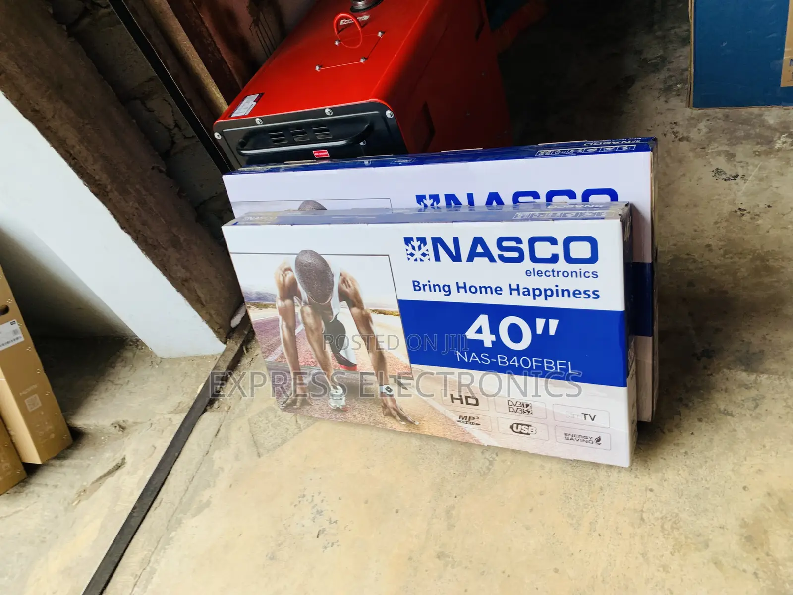 High Quality Nasco NAS -B40fbfl Digital Satellite LED TV - 40" - Black