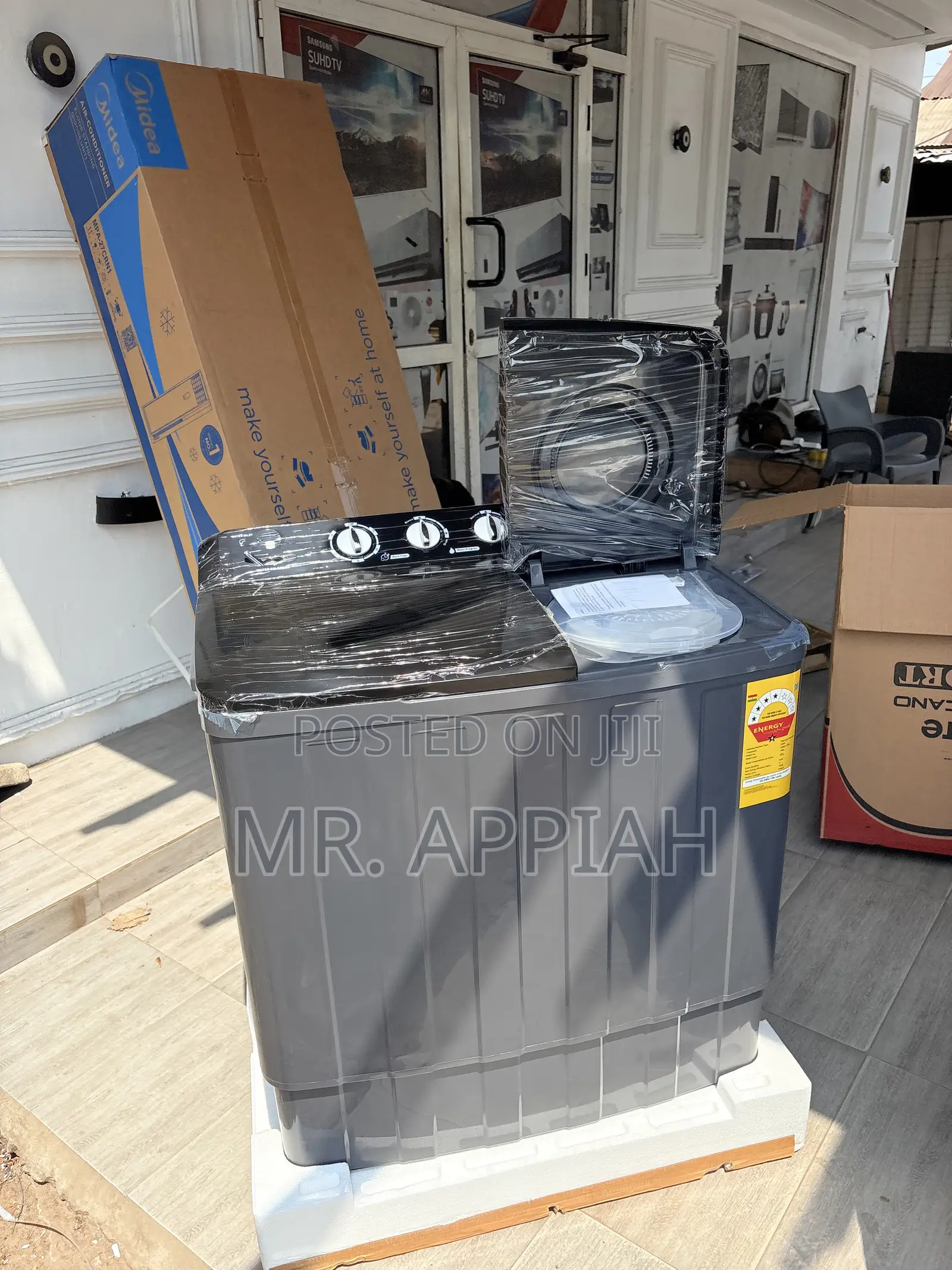 Shop Unique Zara 13kg Semi-Automatic Washing Machine(Gray) 