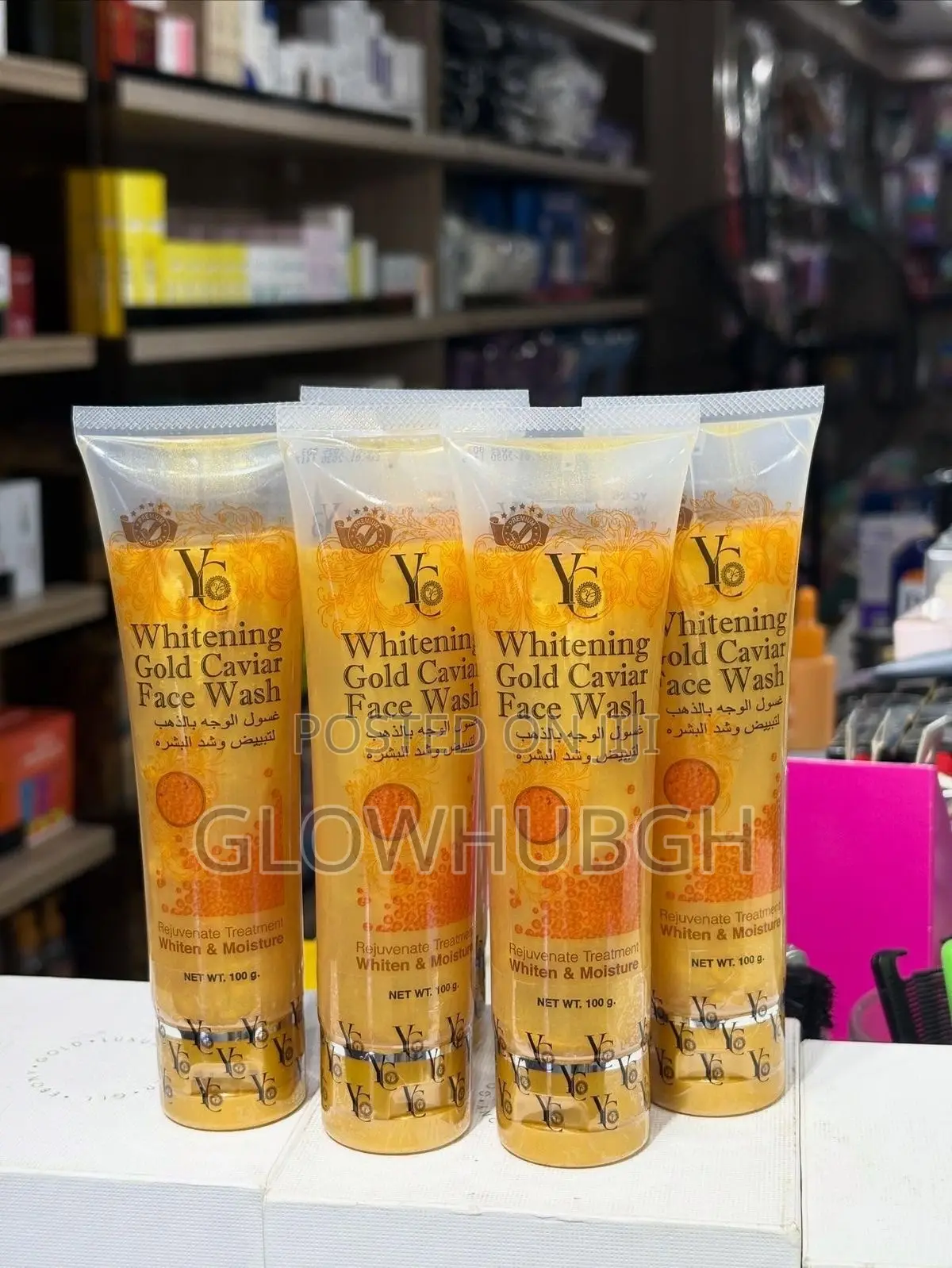 Yc Whitening Gold Carvier Face Wash