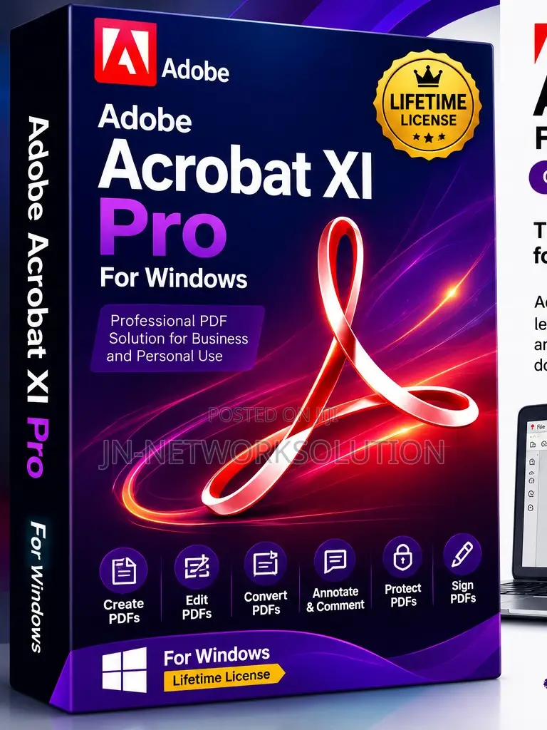 Adobe Acrobat XI Pro for Windows (Lifetime)