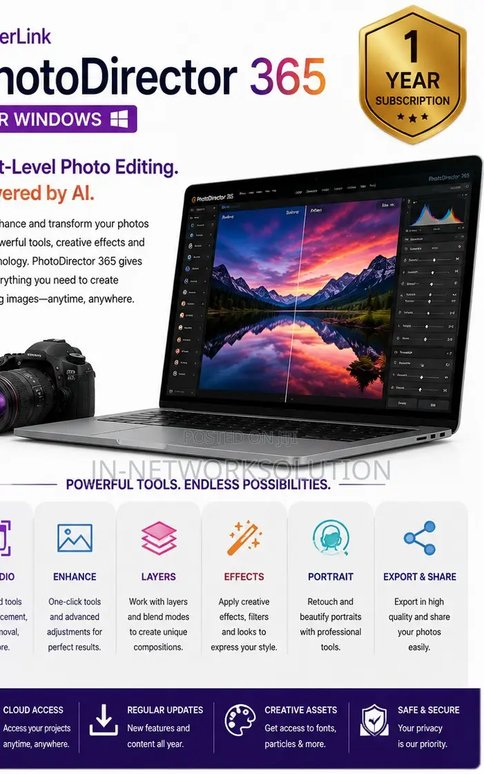 CyberLink PhotoDirector 365 for Windows 1 Year