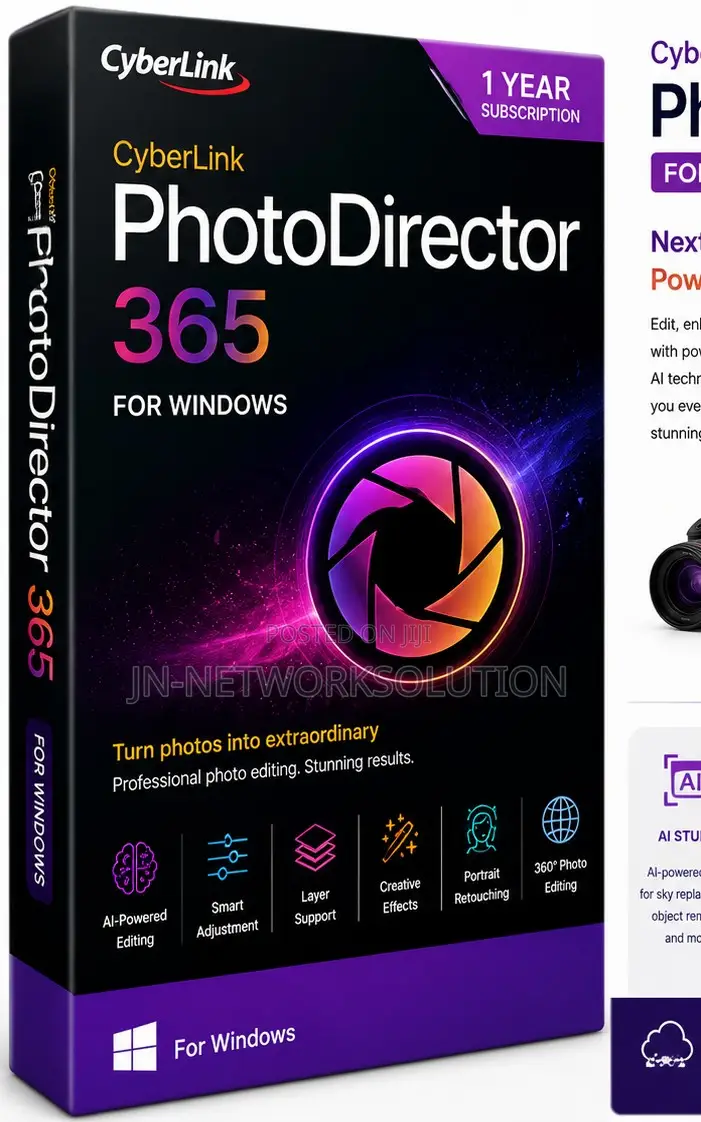 CyberLink PhotoDirector 365 for Windows 1 Year