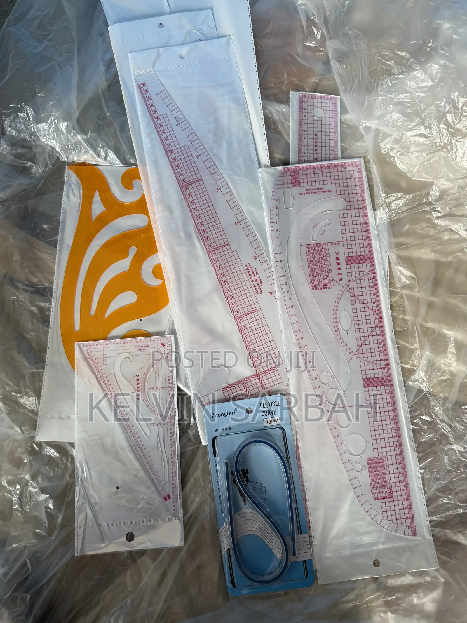 French Curves Fashion Ruler 12set in 1