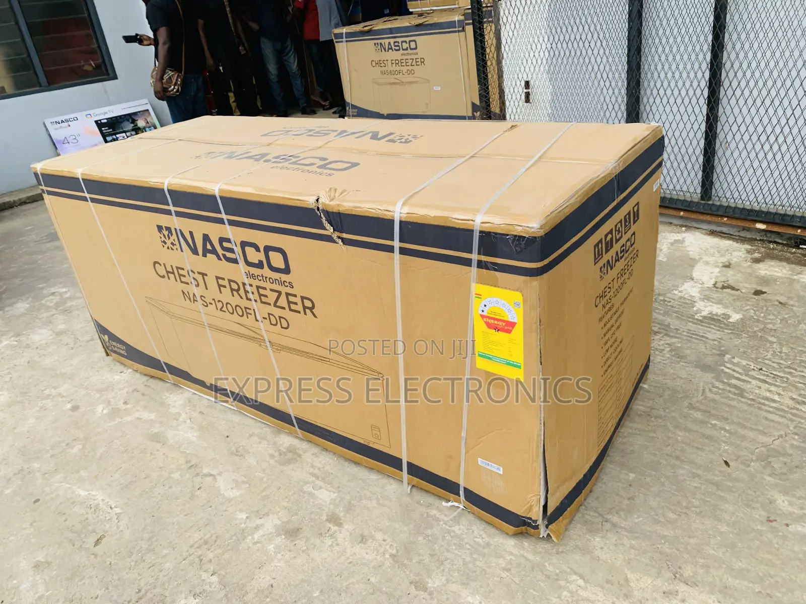 Nasco 800 LTRS Double Door Chest Freezer (NAS-1200FL-DD)