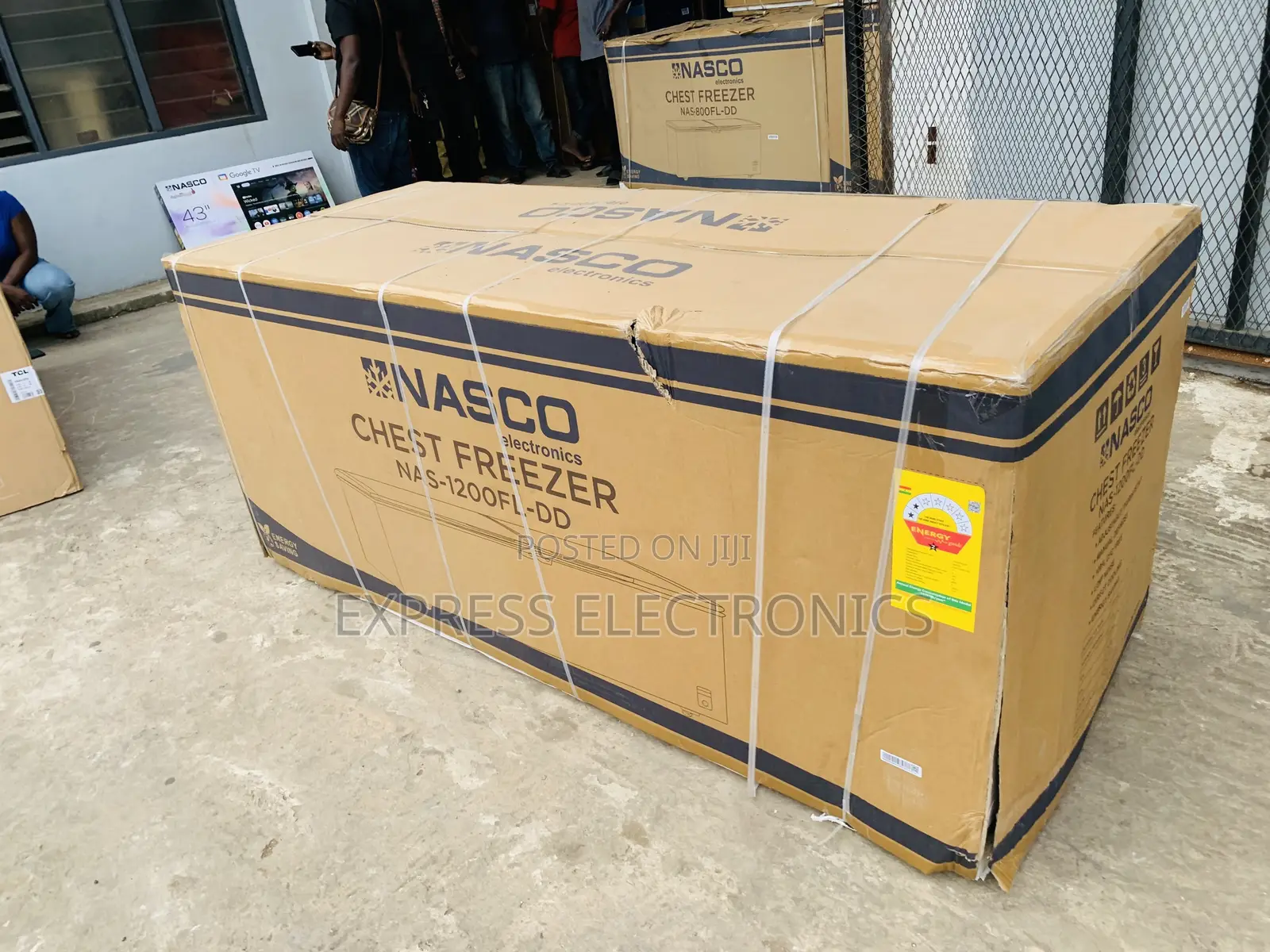 Nasco 800 LTRS Double Door Chest Freezer (NAS-1200FL-DD)