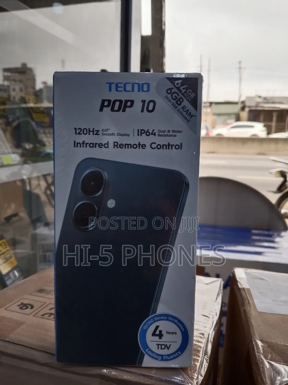New Tecno Pop 10 64 GB Black