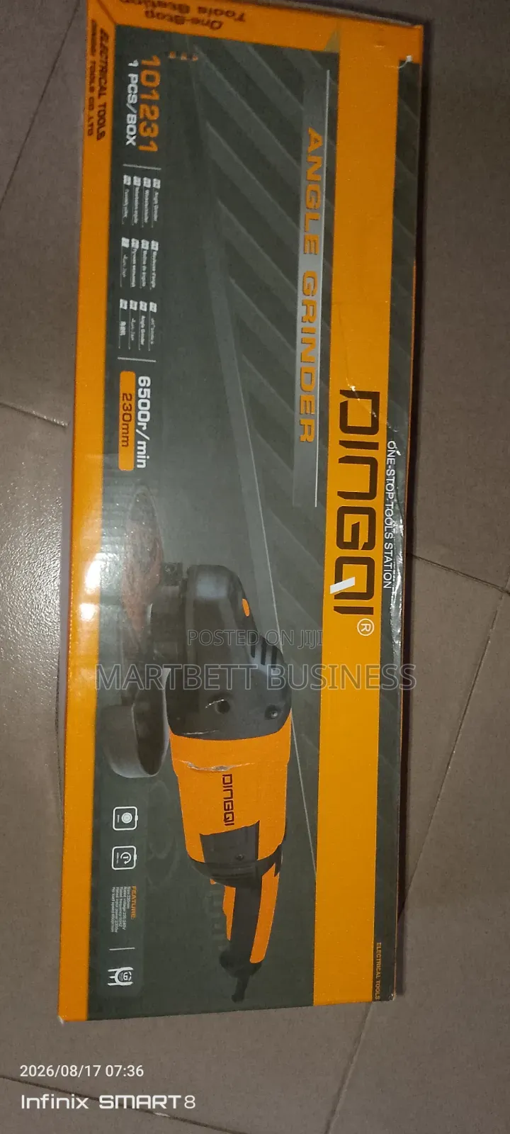 9" Angle Grinder Powerful Dingo