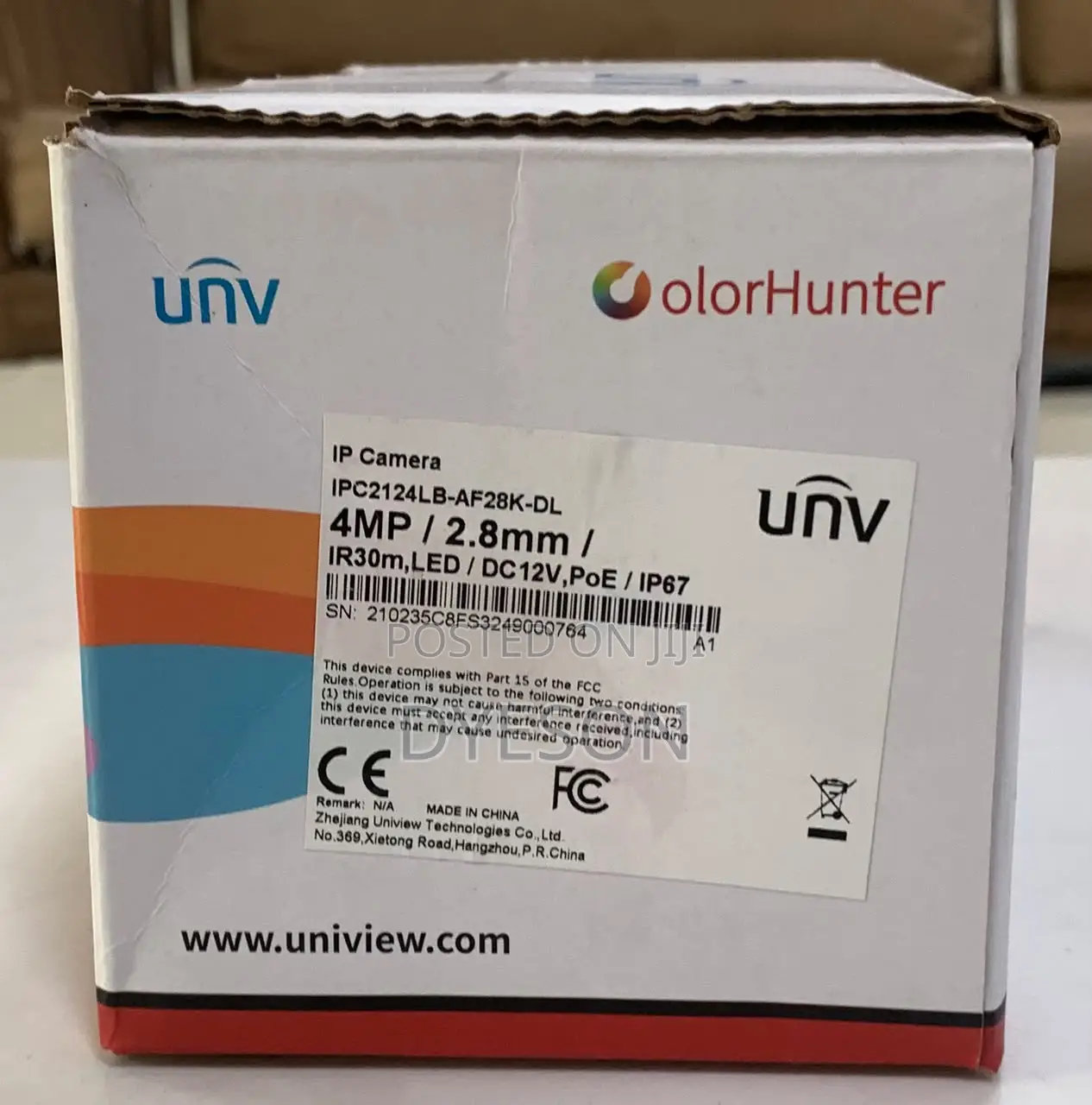 4mp Colorhunter Fixed Dual-Light Bullet Network Camera