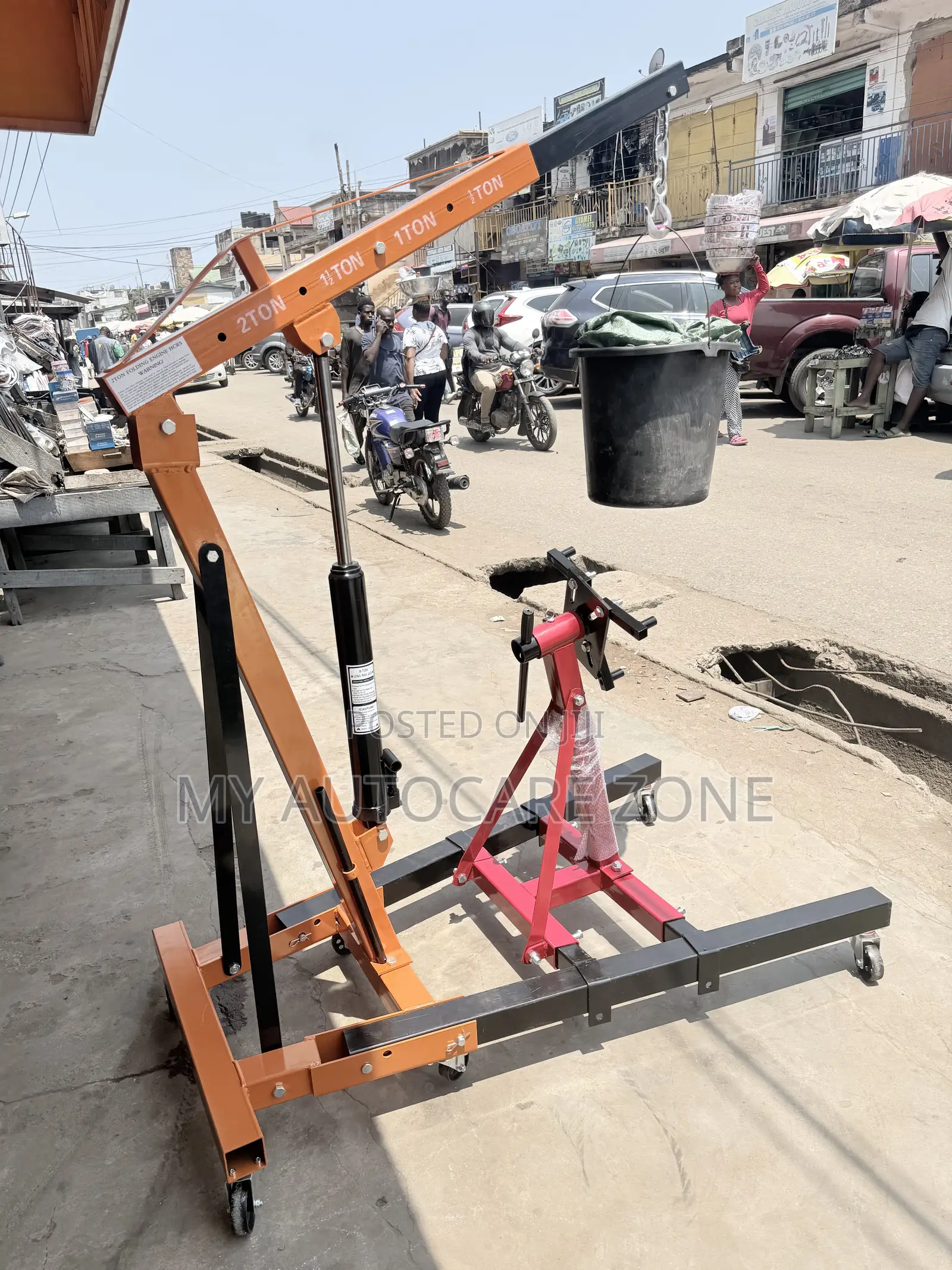 Engine Stand and Engine Crane 2 in 1 2TON