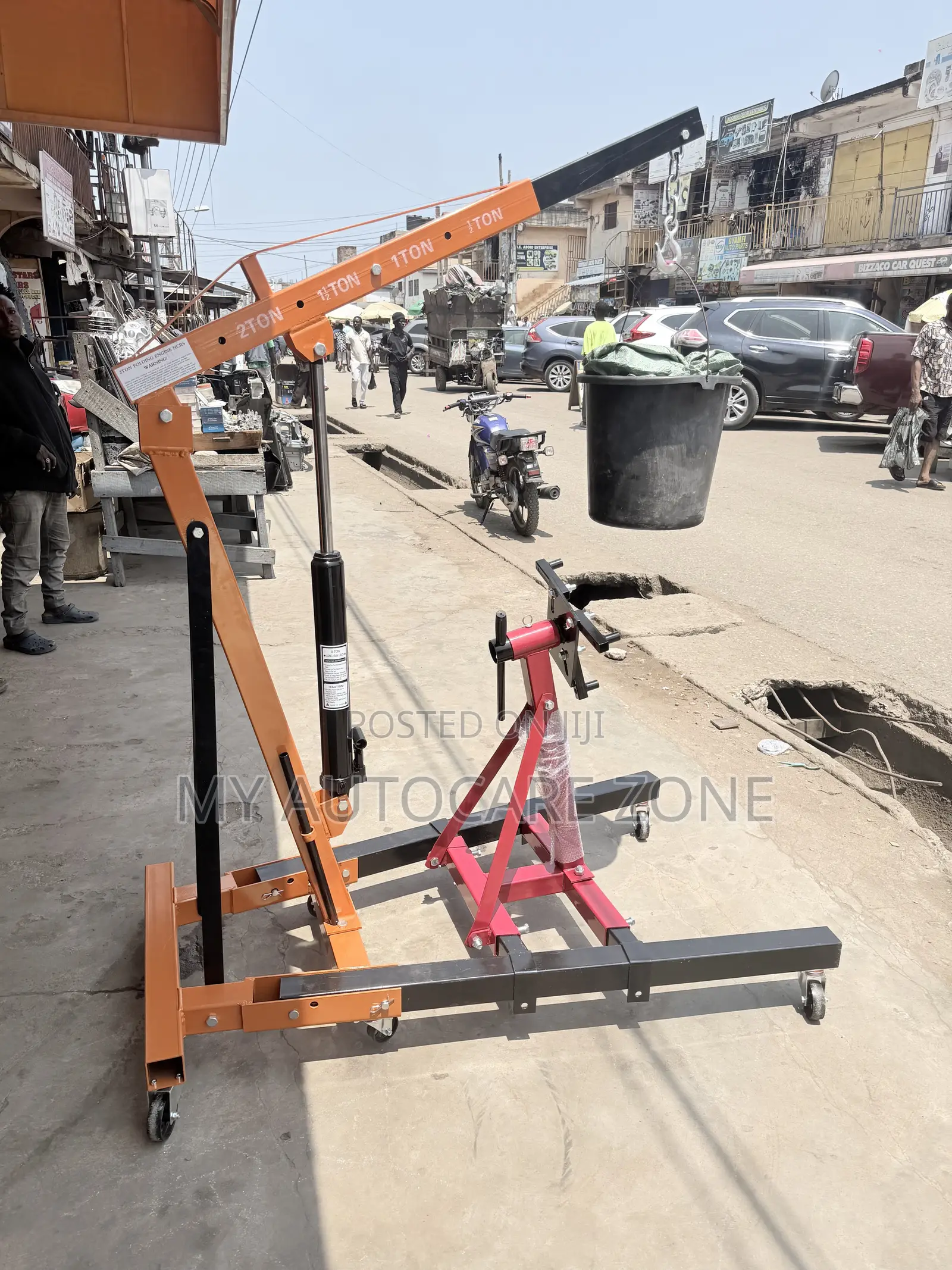 Engine Stand and Engine Crane 2 in 1 2TON