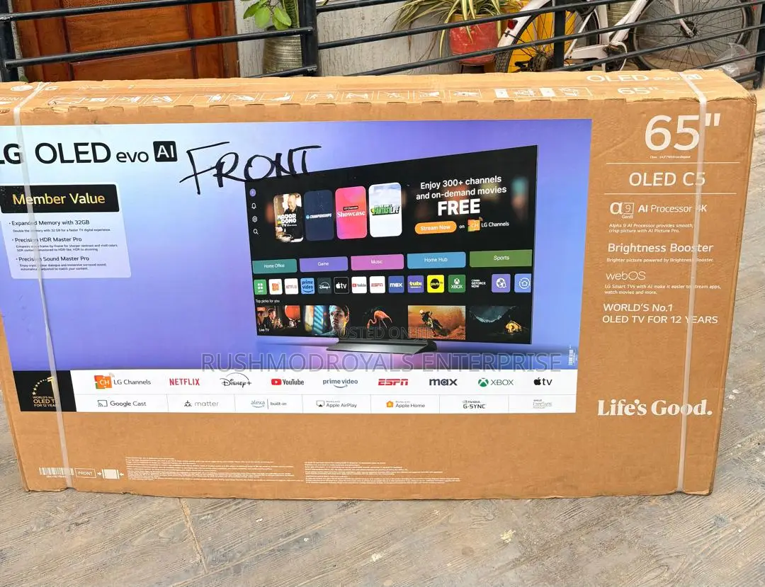 LG 65" OLED Evo AI TV With Brightnes Booster Ultimate Smart webOS