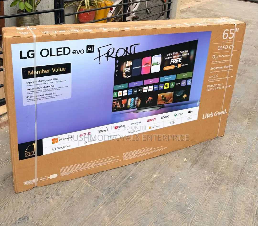 LG 65" OLED Evo AI TV With Brightnes Booster Ultimate Smart webOS