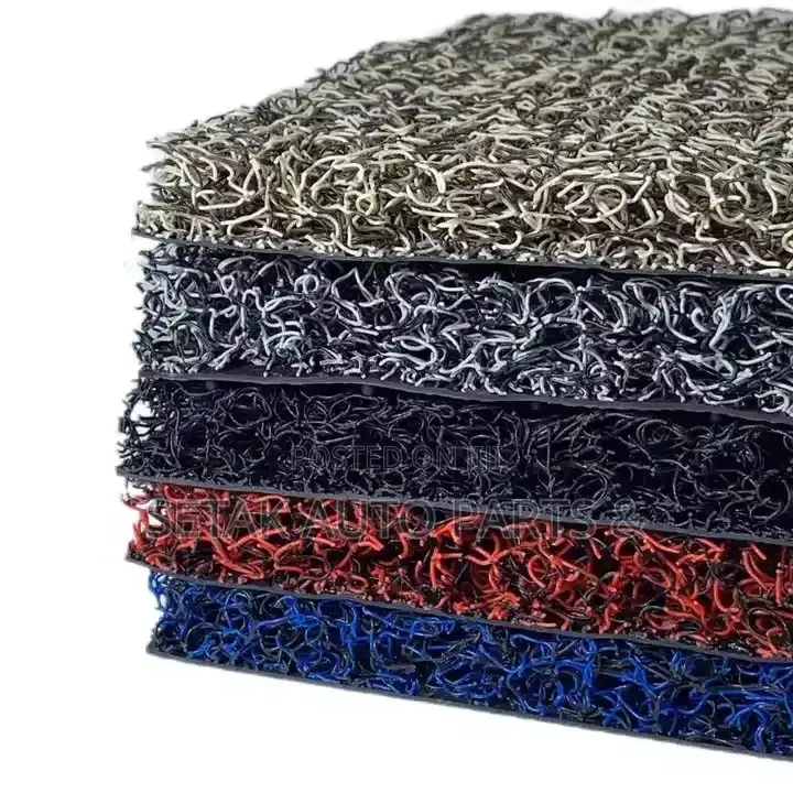 Universal Coil Car Floor Mats Set. Trimmable, Waterproof All-Weather
