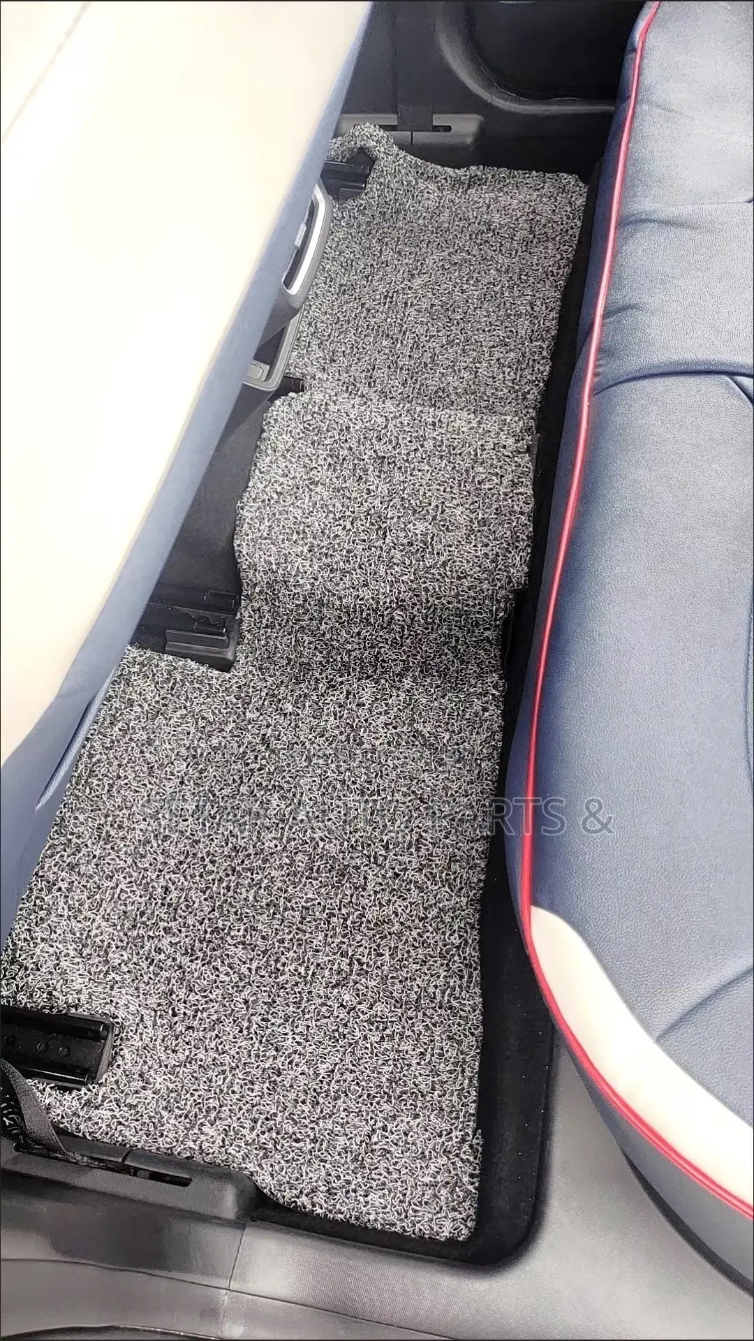Universal Coil Car Floor Mats Set. Trimmable, Waterproof All-Weather