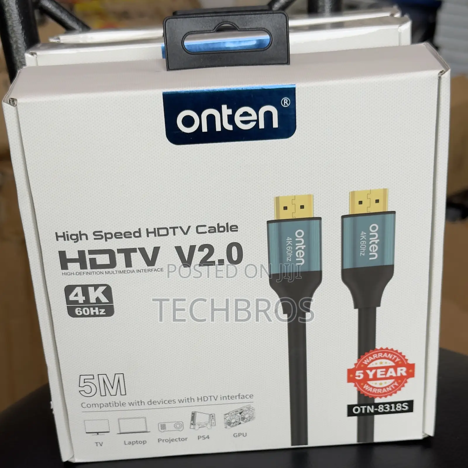 Onten 5M High Speed HDMI Cable