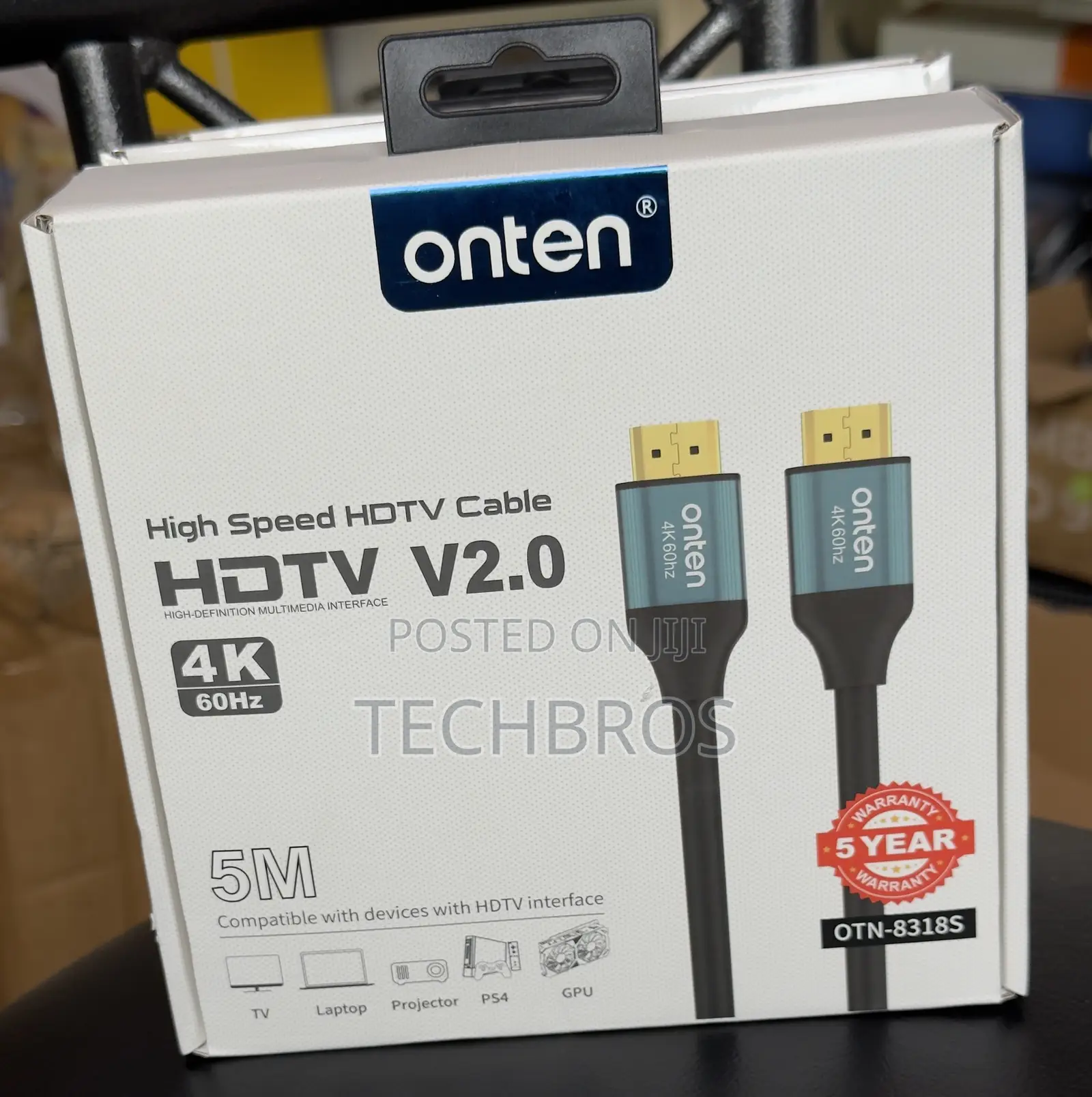 Onten 5M High Speed HDMI Cable