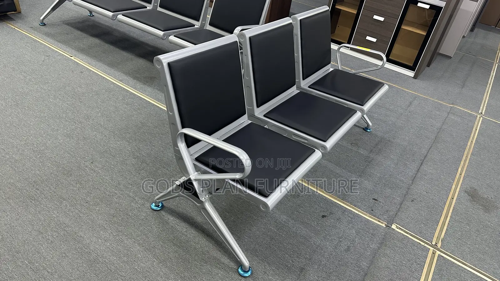 3-Seater Waiting Room Bench/Chair