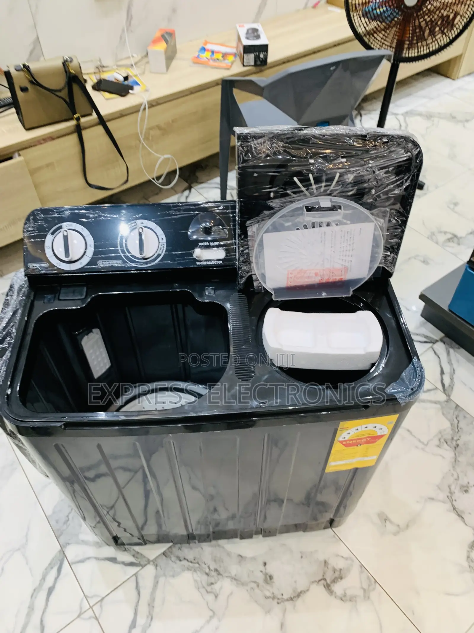 Purchase the New Nasco Black 7kg Washing Machine Semi Automatic