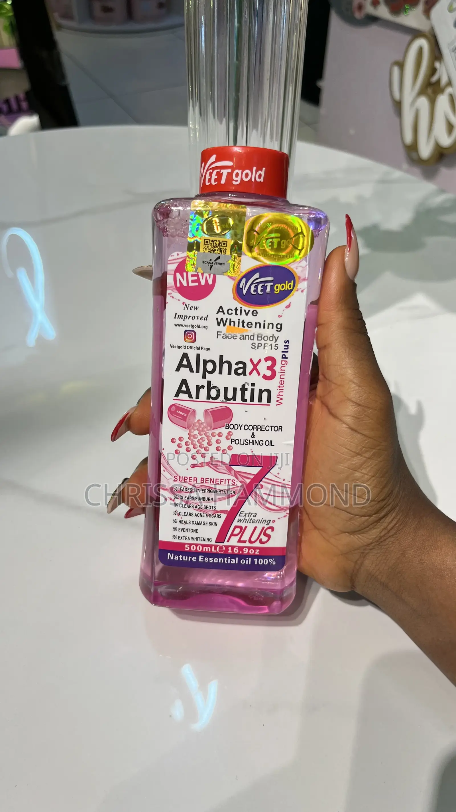 Veet Gold Arbutin Body Oil