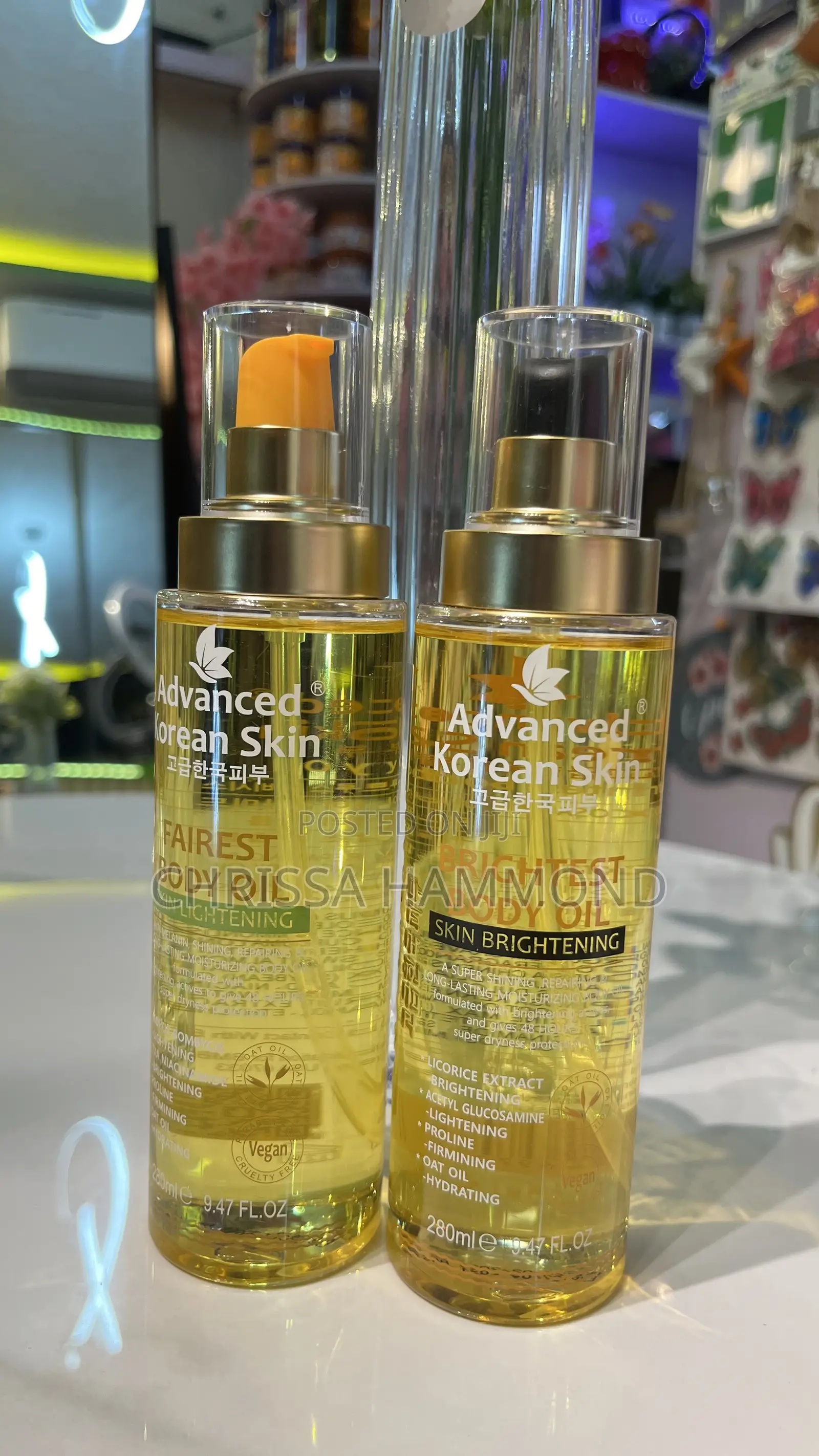 Advanced Korean Brightening Body Oil