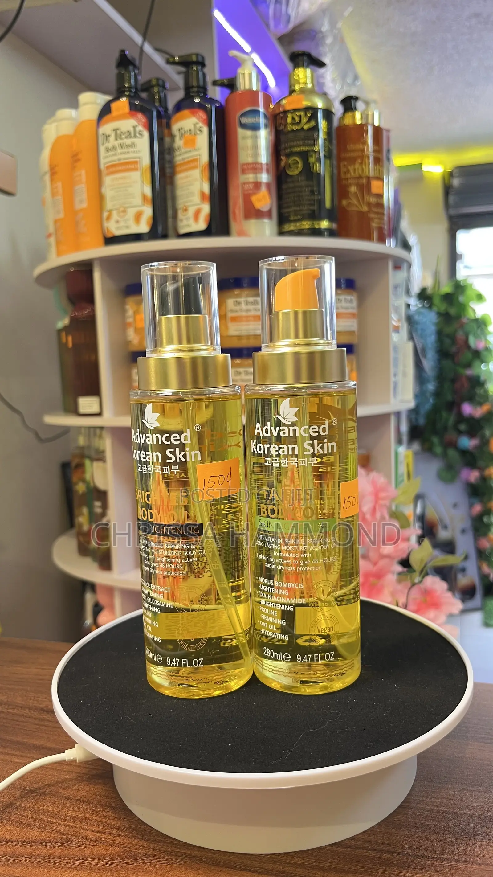 Advanced Korean Brightening Body Oil