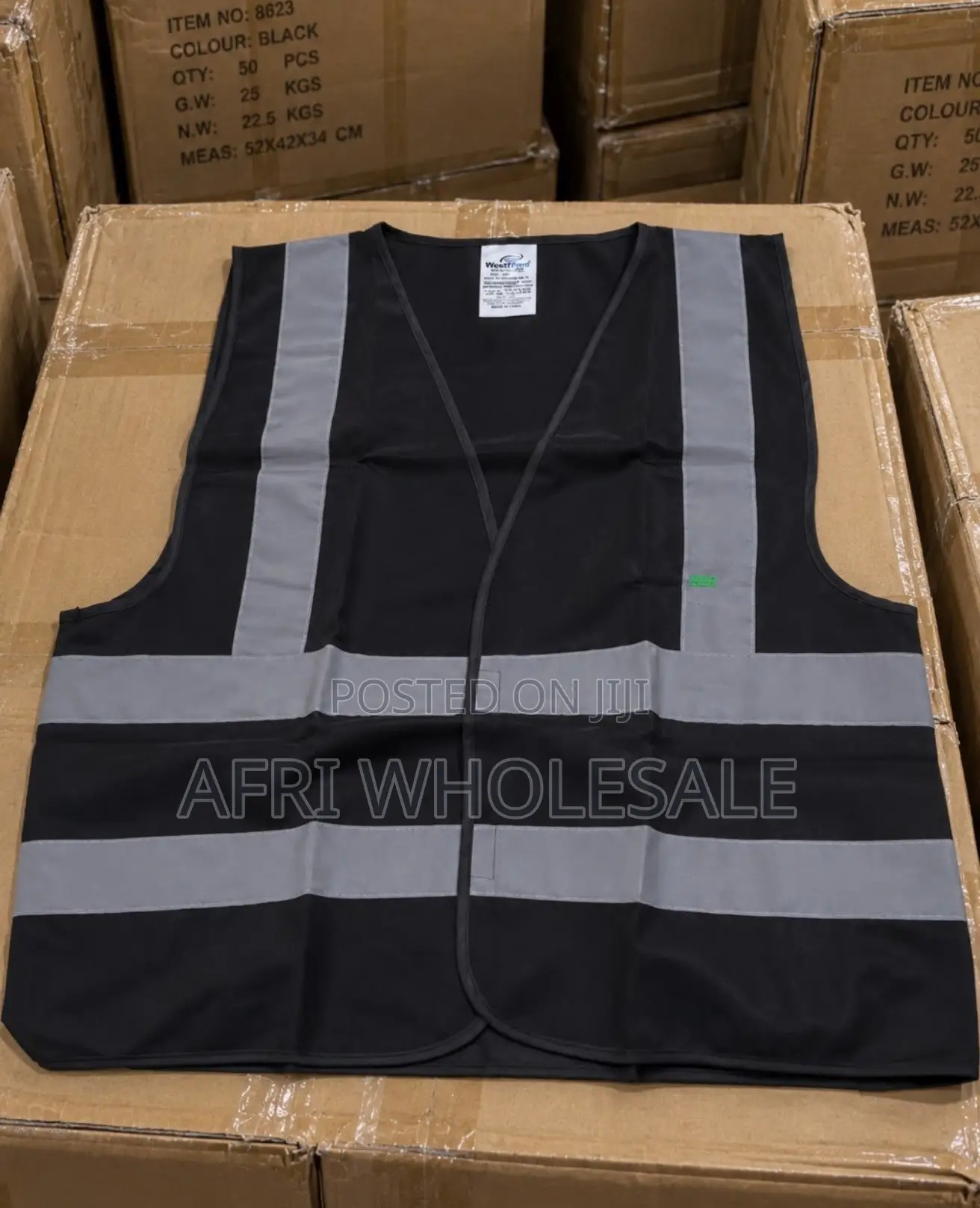 Vaultex Reflective Safety Vest High Visibility Workwear Construction