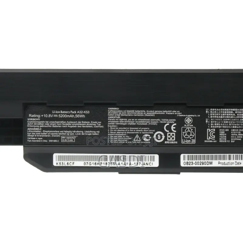 A32- Battery ASUS K43e K43j K43s K43sv K53e K53f K53j K53s