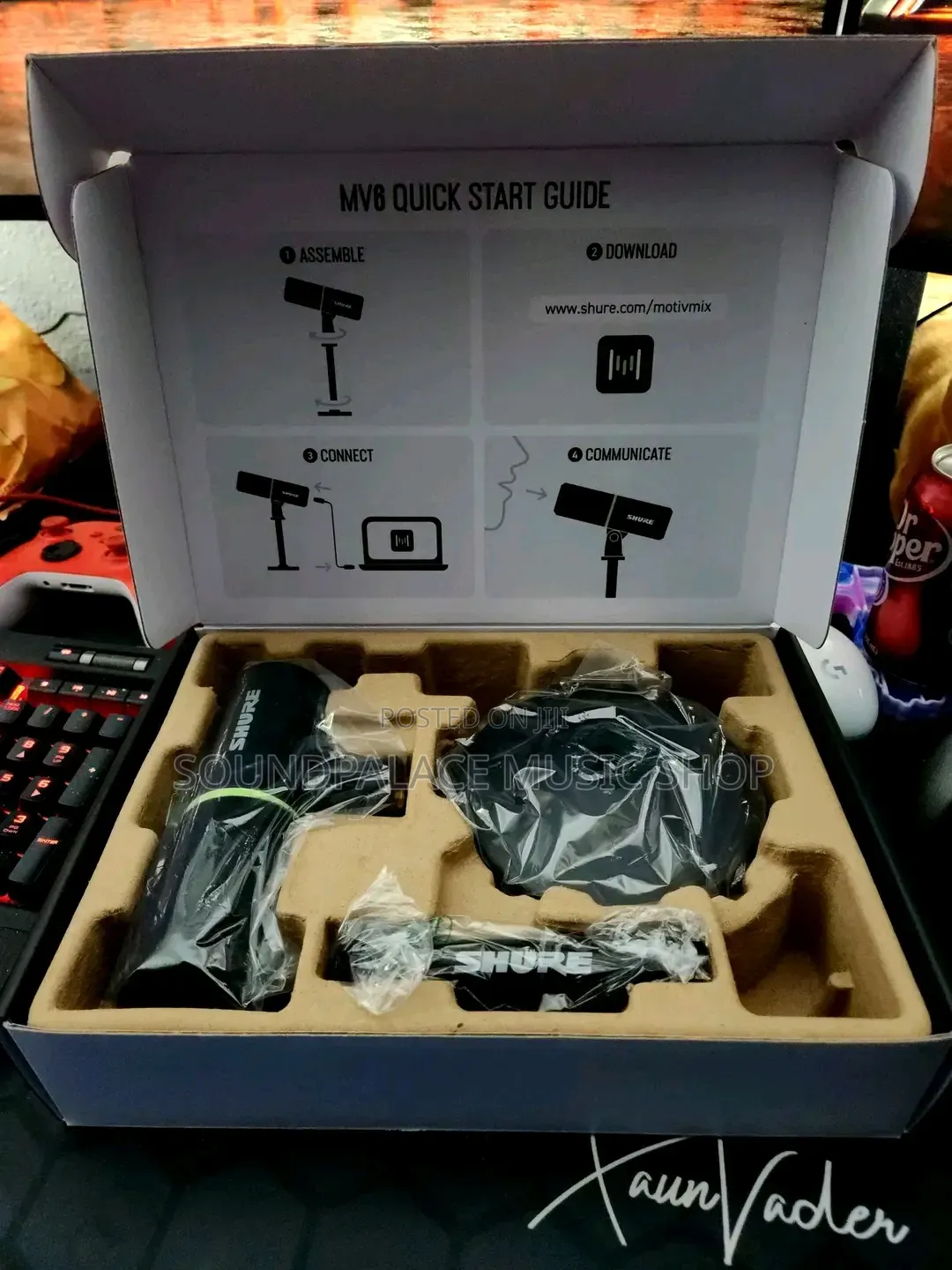Shure MV6 USB Gaming Microphone